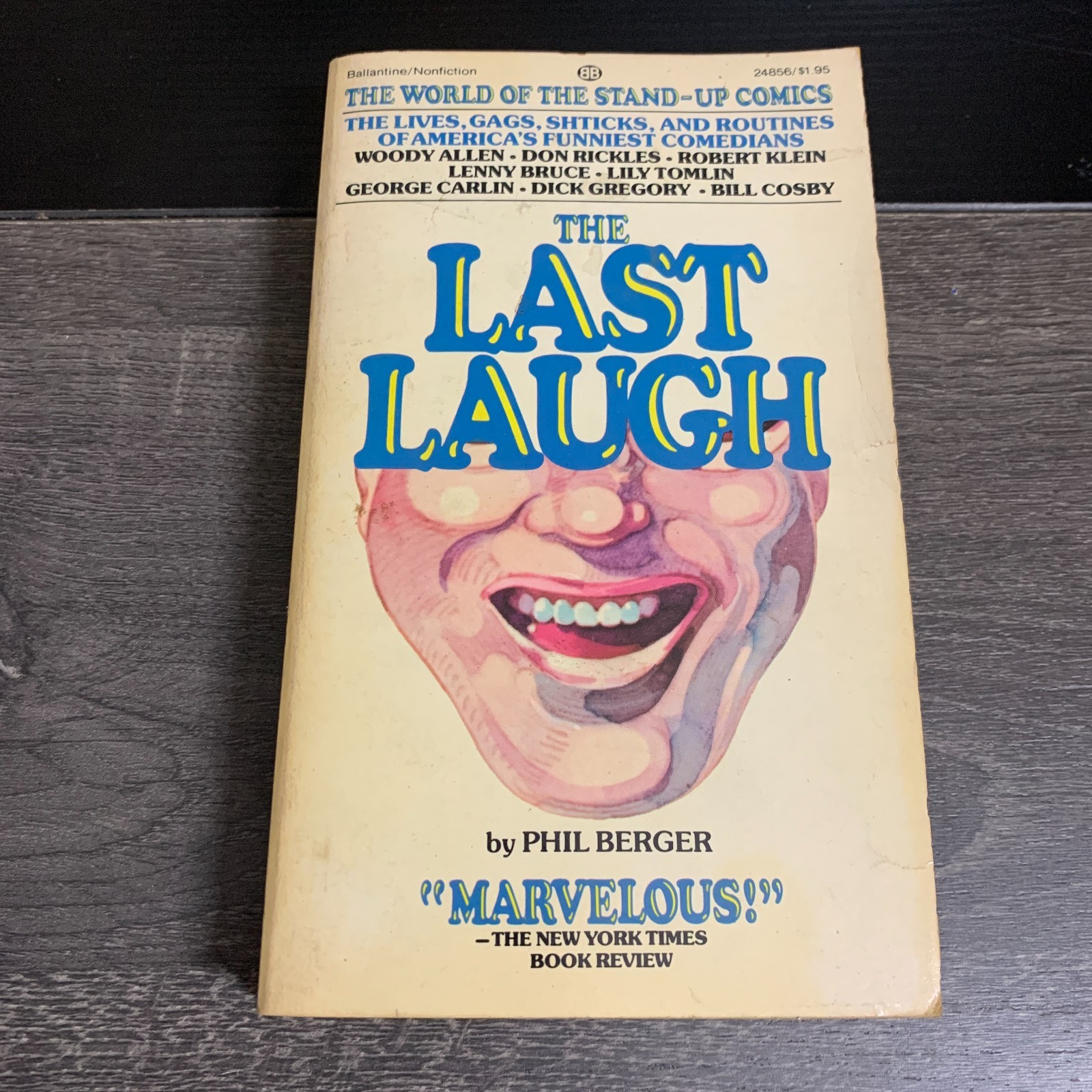 The Last Laugh The World of Stand-Up Comics Phil Berger 1976 PB 1st Ballantine