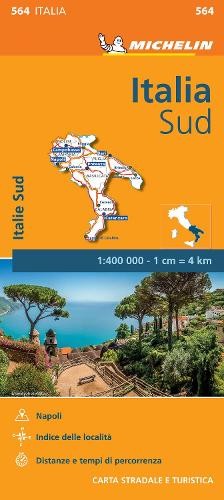 Italy South Regional Map 564 (Michelin Regional Maps) by Michelin Book The Fast