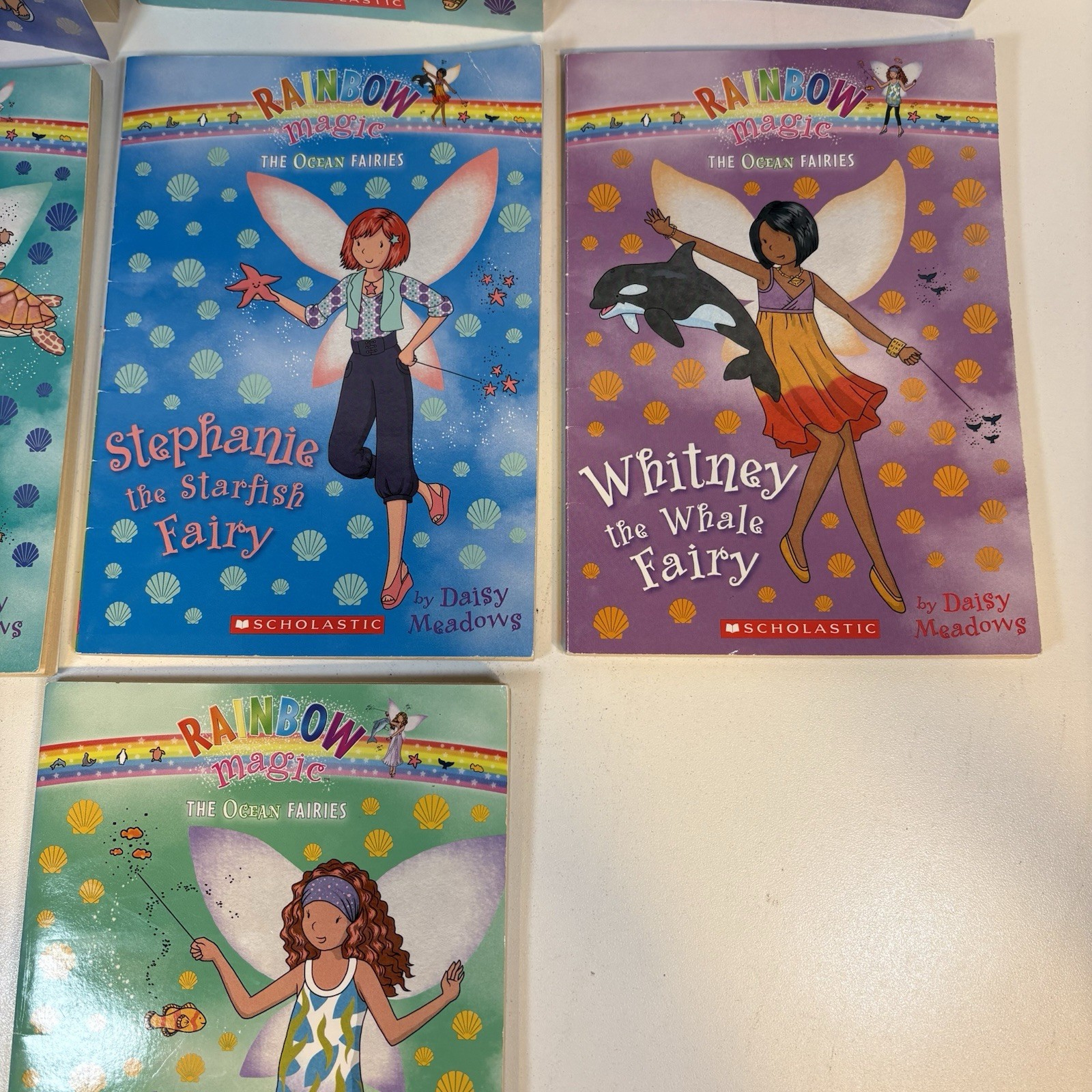 THE OCEAN FAIRIES RAINBOW MAGIC FAIRIES: Books 1-7 Set/Lot (by Daisy Meadows)