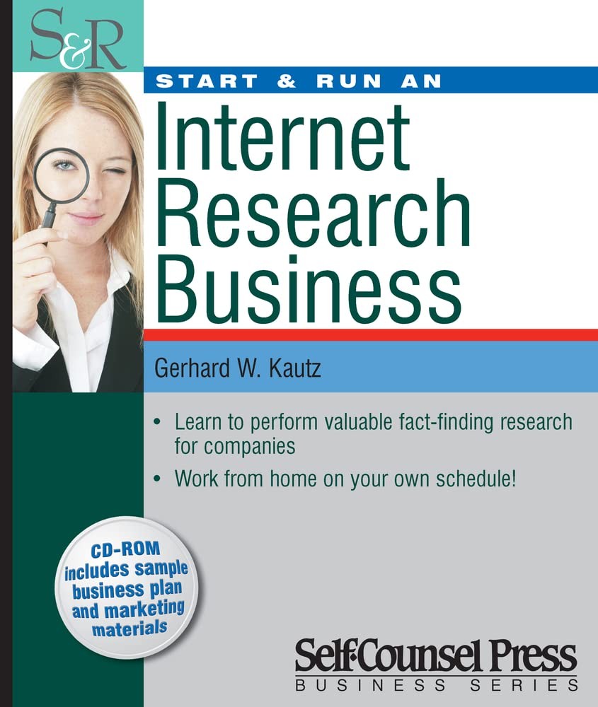Start & Run an Internet Research Business (Start & Run Business Series) – pa…