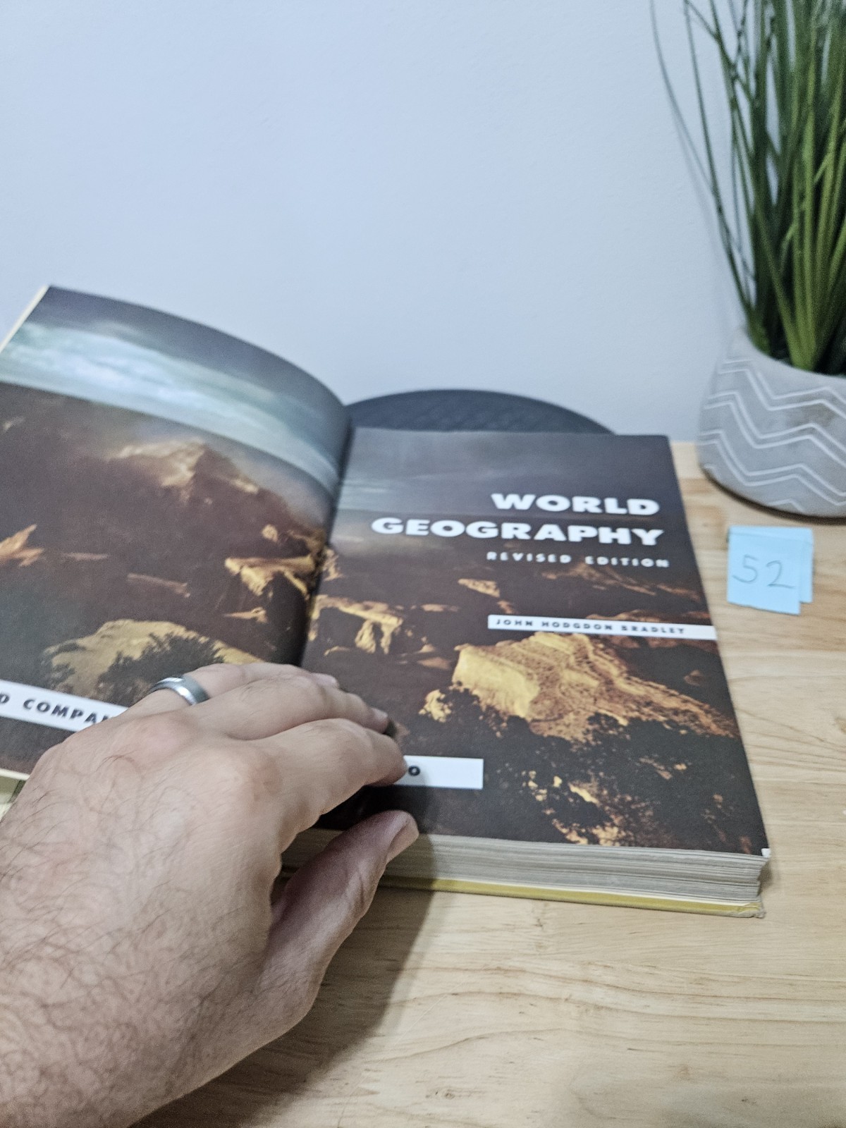 World Geography Revised Edition by John Hodgdon Bradley – Hardcover