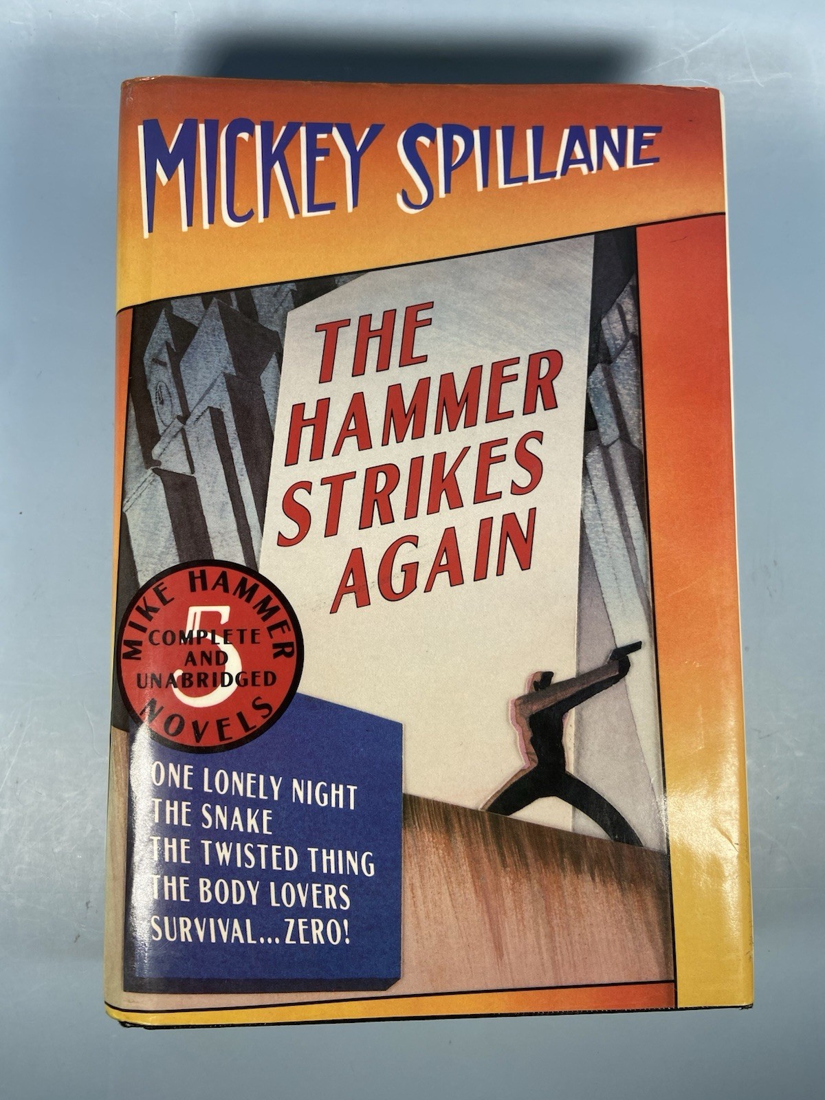 The Hammer Strikes Again Mickey Spillane 1989 HC (FP) (All 5 Mike Hammer Novels)