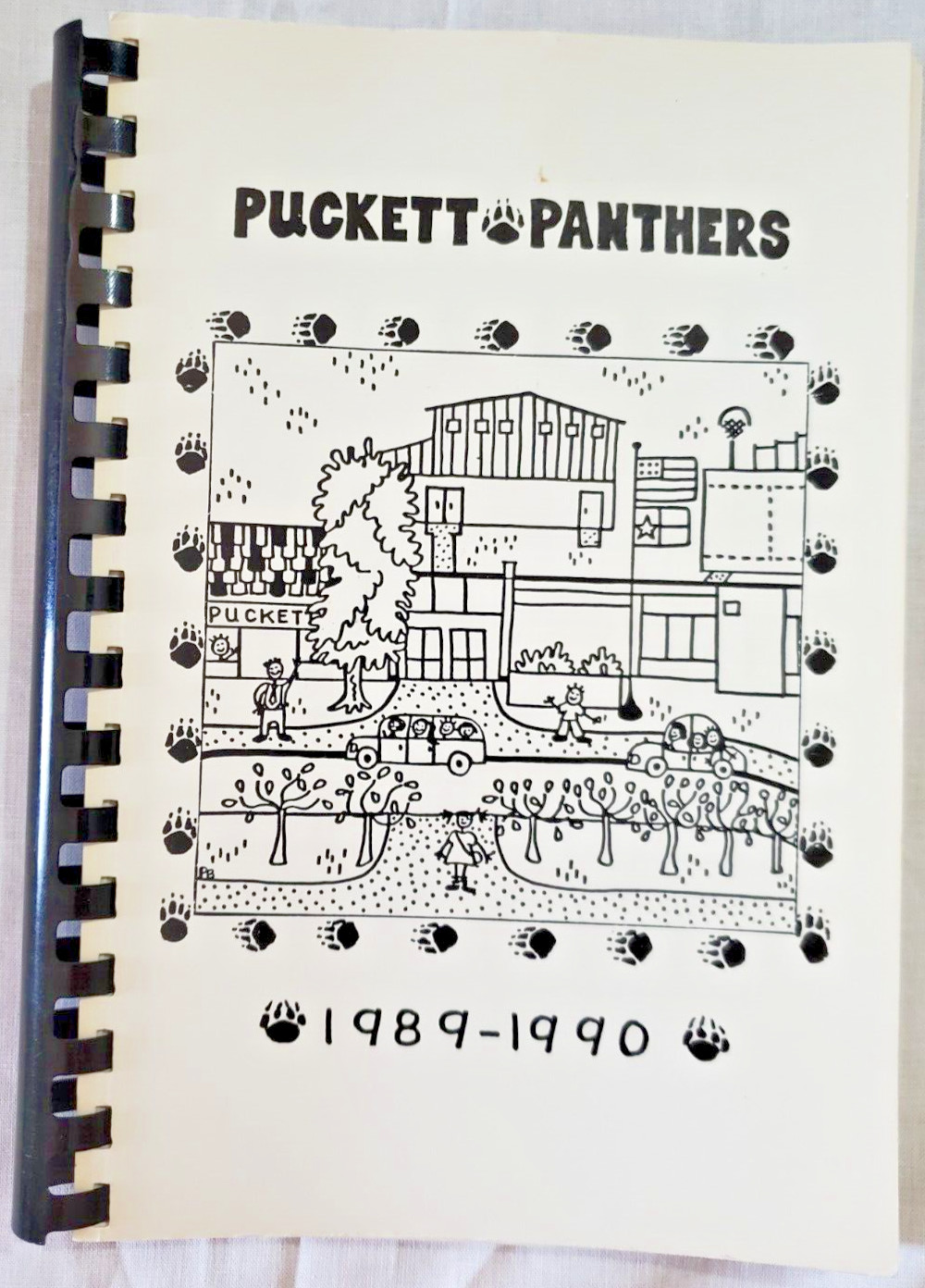 Puckett Panthers 1989-1990 Cookbook Elementary School Recipes Amarillo Tx