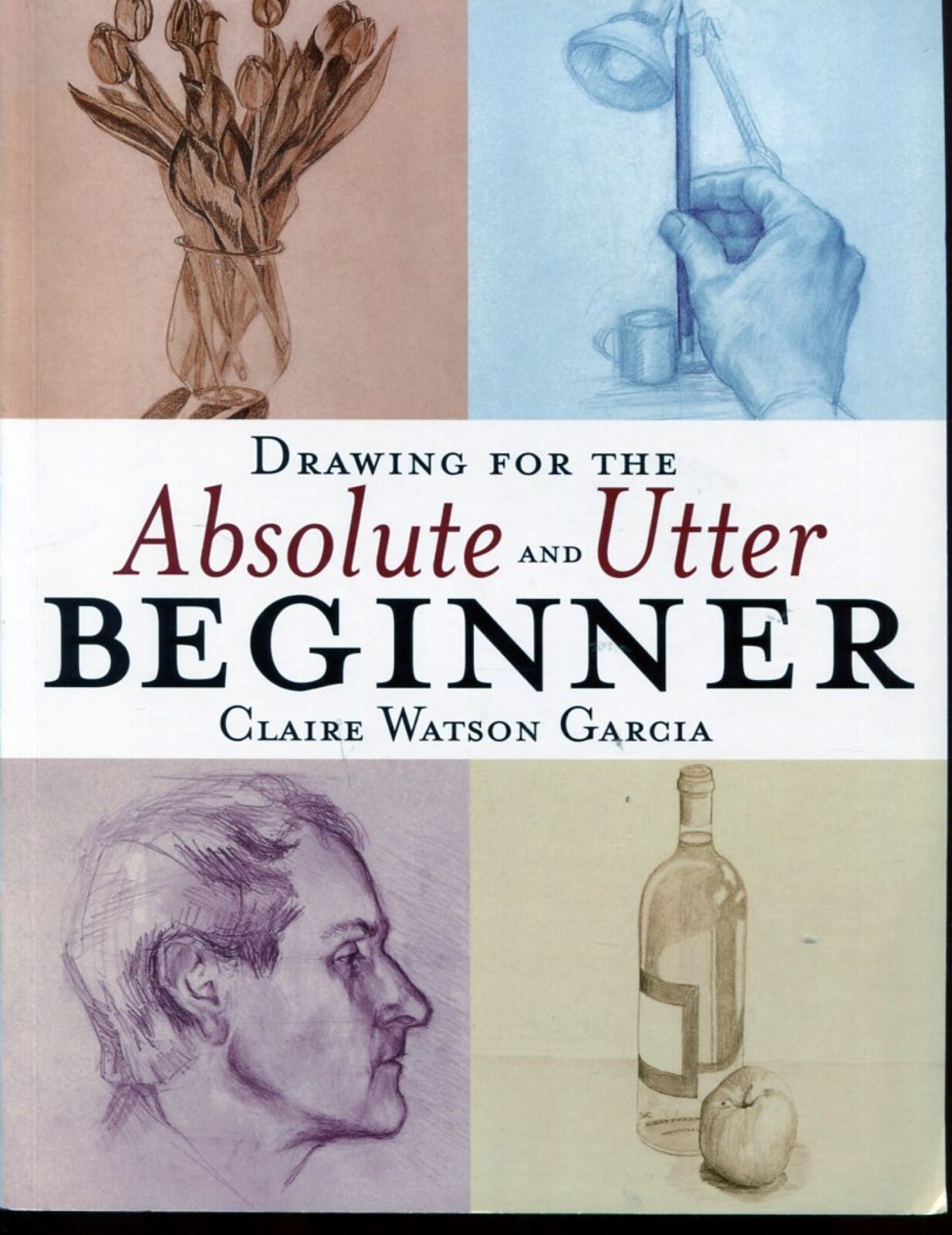 DRAWING & PAINTING FOR THE ABSOLUTE AND UTTER BEGINNER – CLAIRE GARCIA -2 BKS