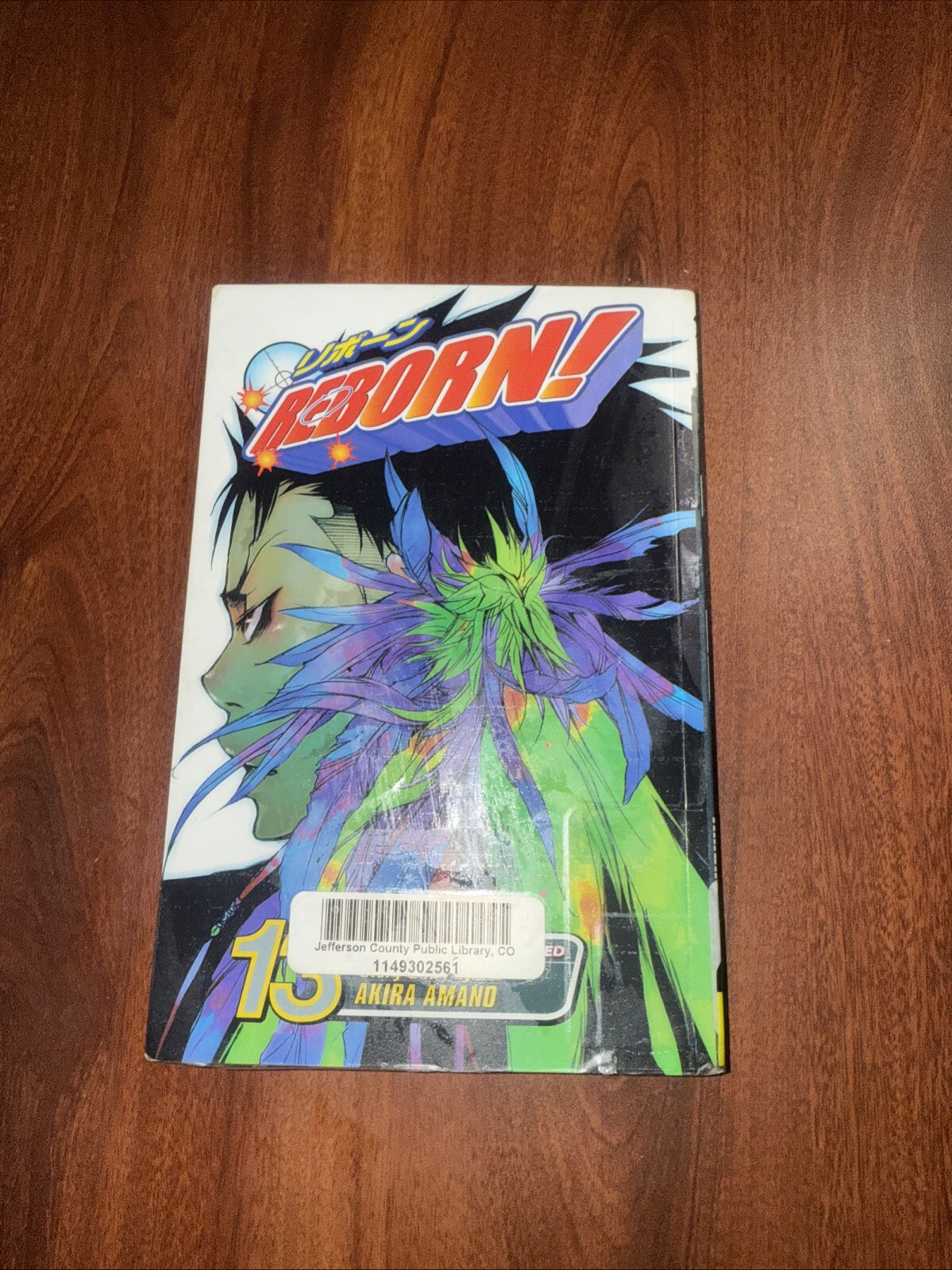REBORN! VOLUME 13 (Viz 2009 Manga ~ Akira Amano)— Ex-Library
