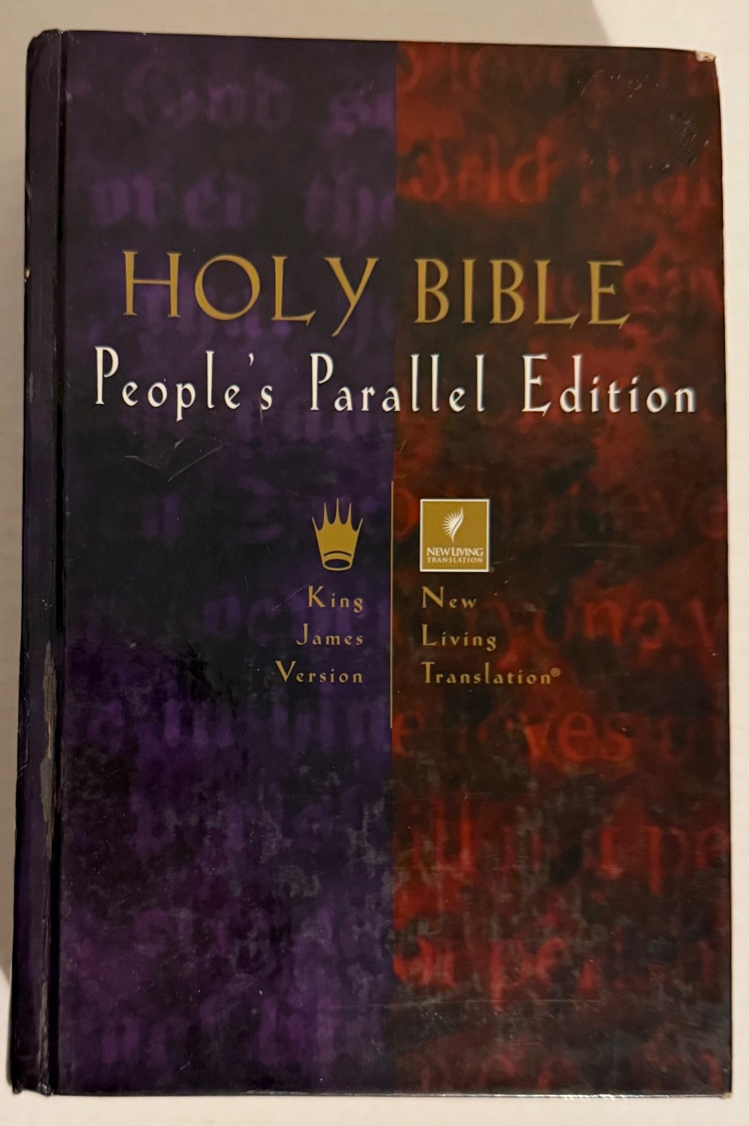 Holy Bible, People’s Parallel Edition Hardcover 1997 – Acceptable, KJV/NLT