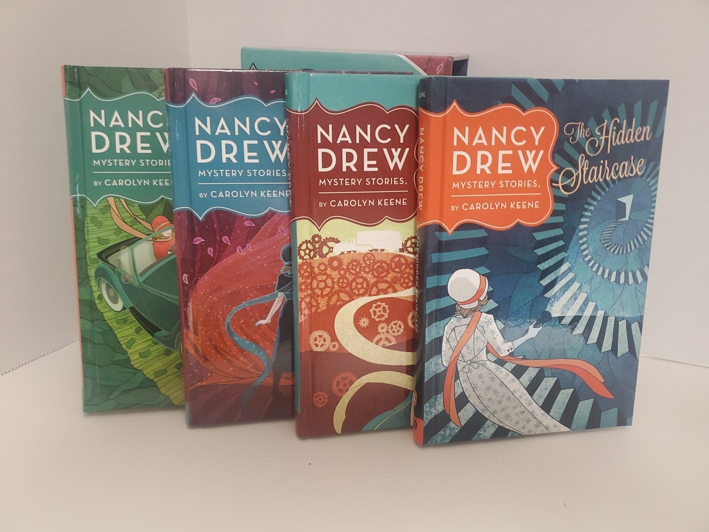 Nancy Drew Mystery Stories Books 1-4 Hardcover By Carolyn Keene 2014 VGC