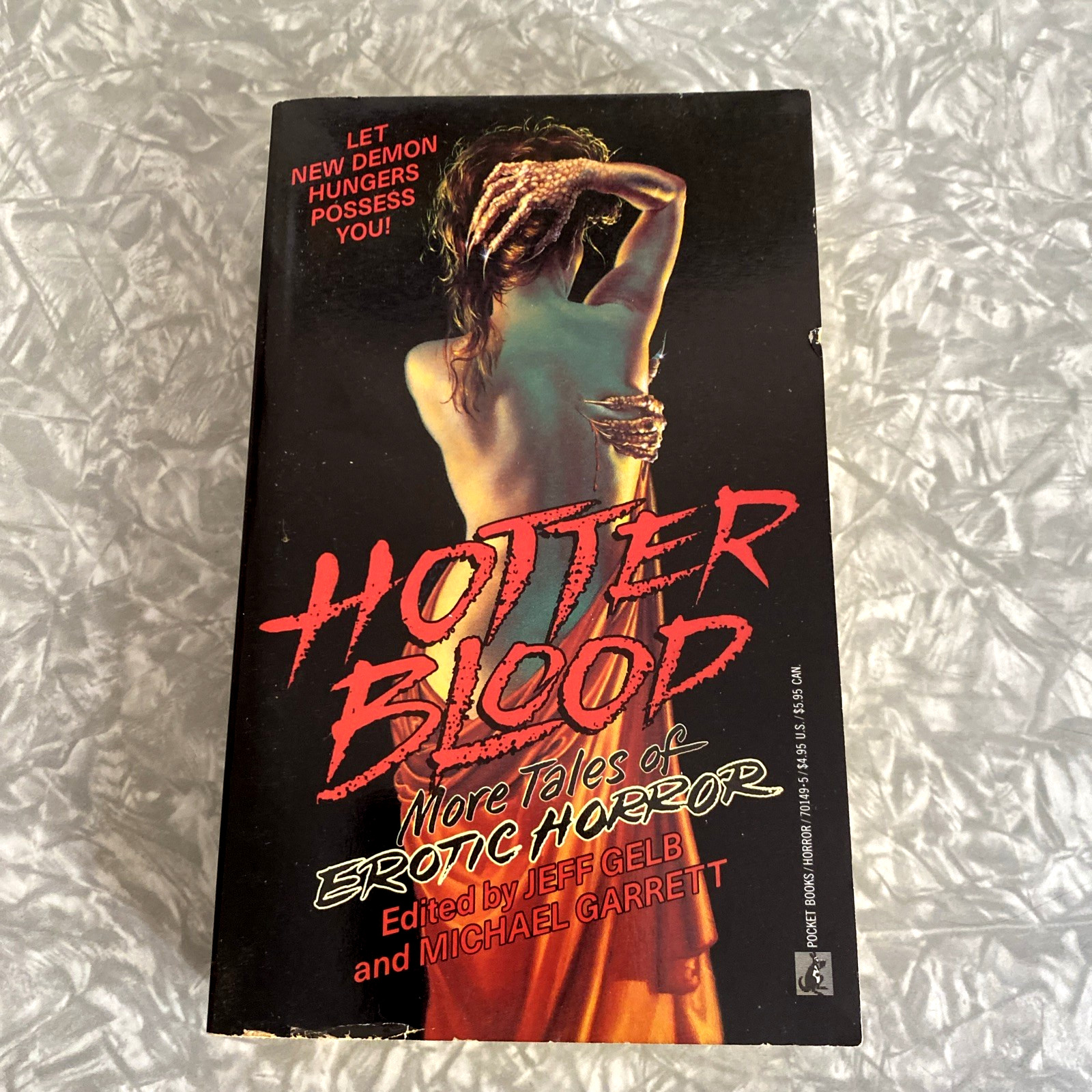 Hotter Blood Gelb & Garrett Pocket Paperback Book First Printing Erotic Horror