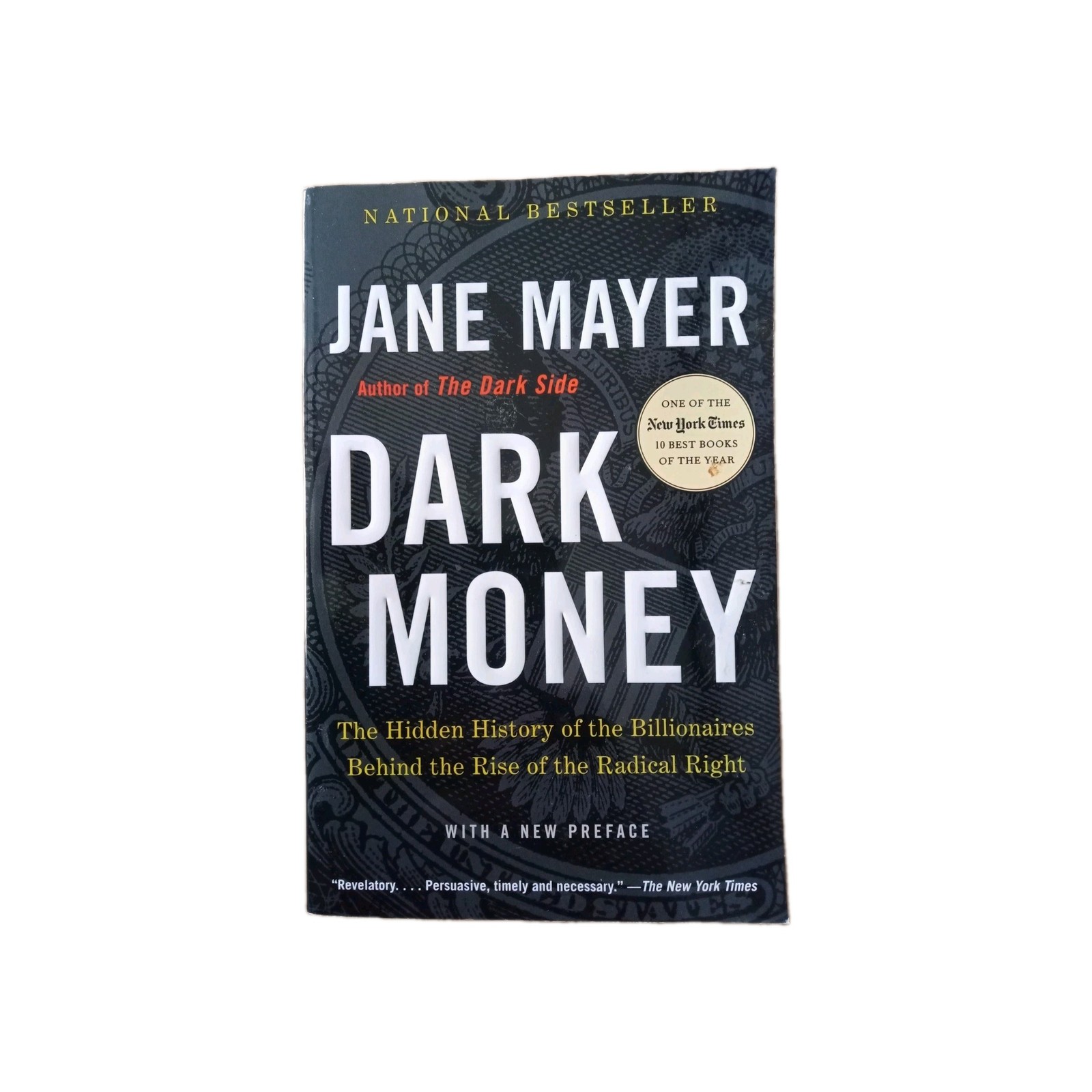 Dark Money by Jane Mayer Paperback Political Science Radicalism Nonfiction