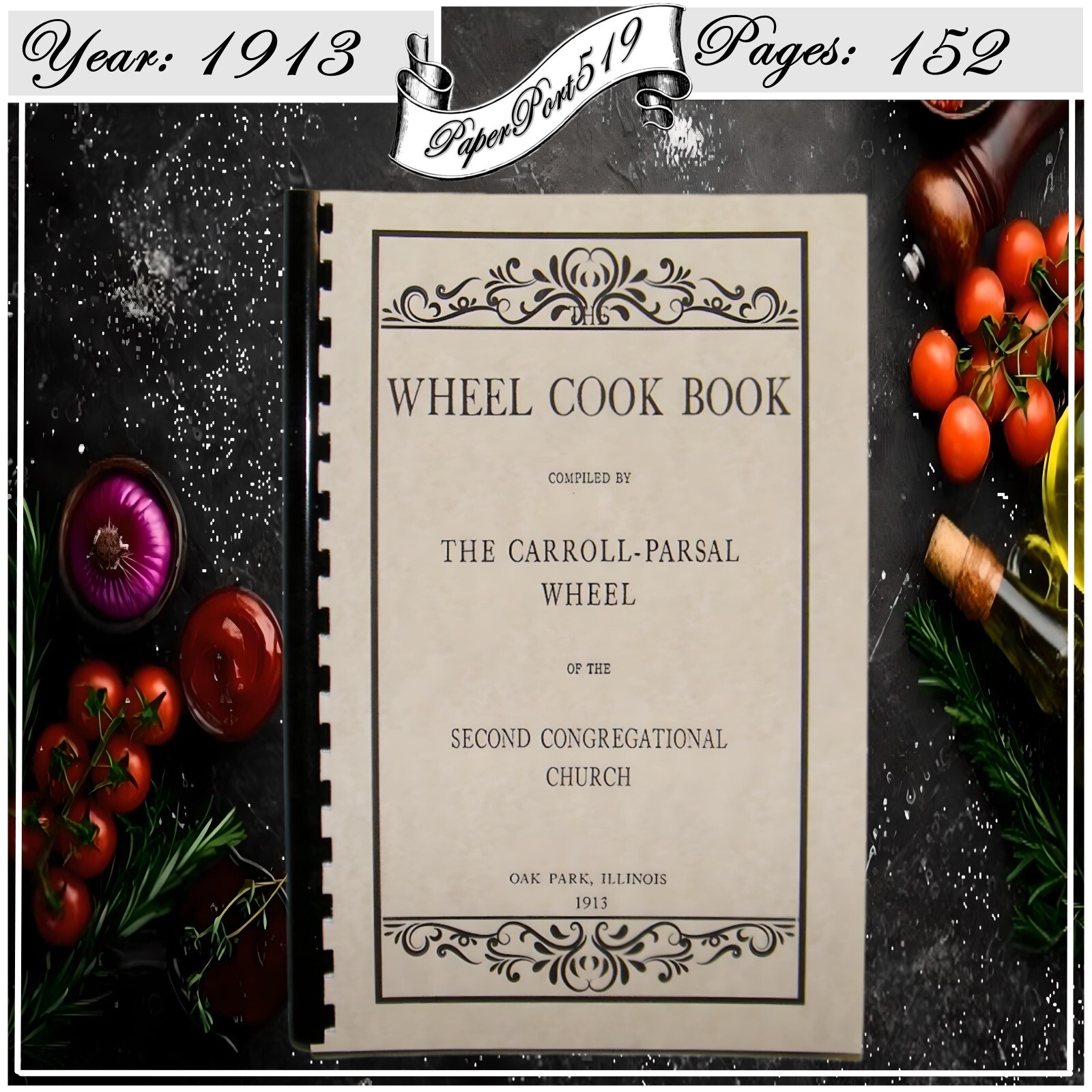 1913 The Wheel Cook Book 152 Pages