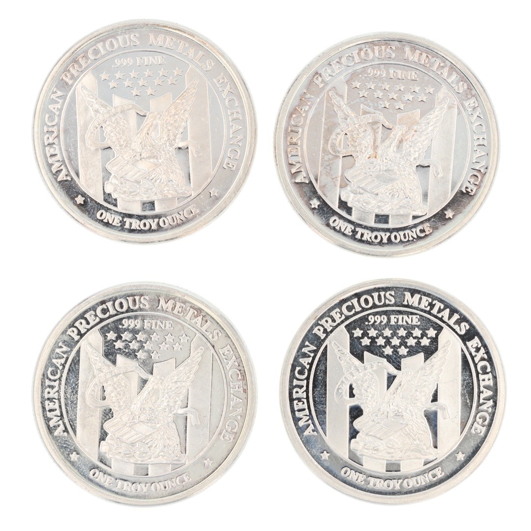 Assorted 1 oz .999 Fine Silver Rounds / Bar Variety Collection Set of 34