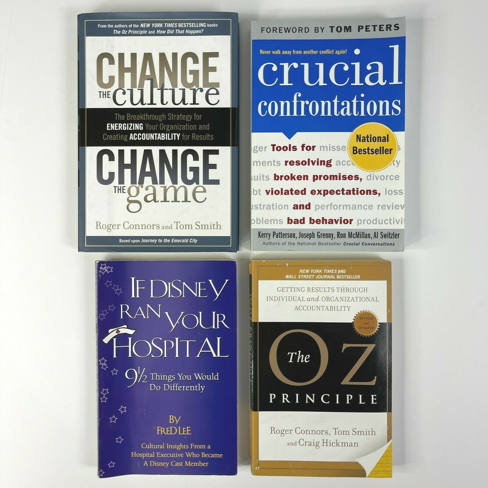 Influencer Improvement Accountability Self Help 9 Book Lot Oz Principle Change