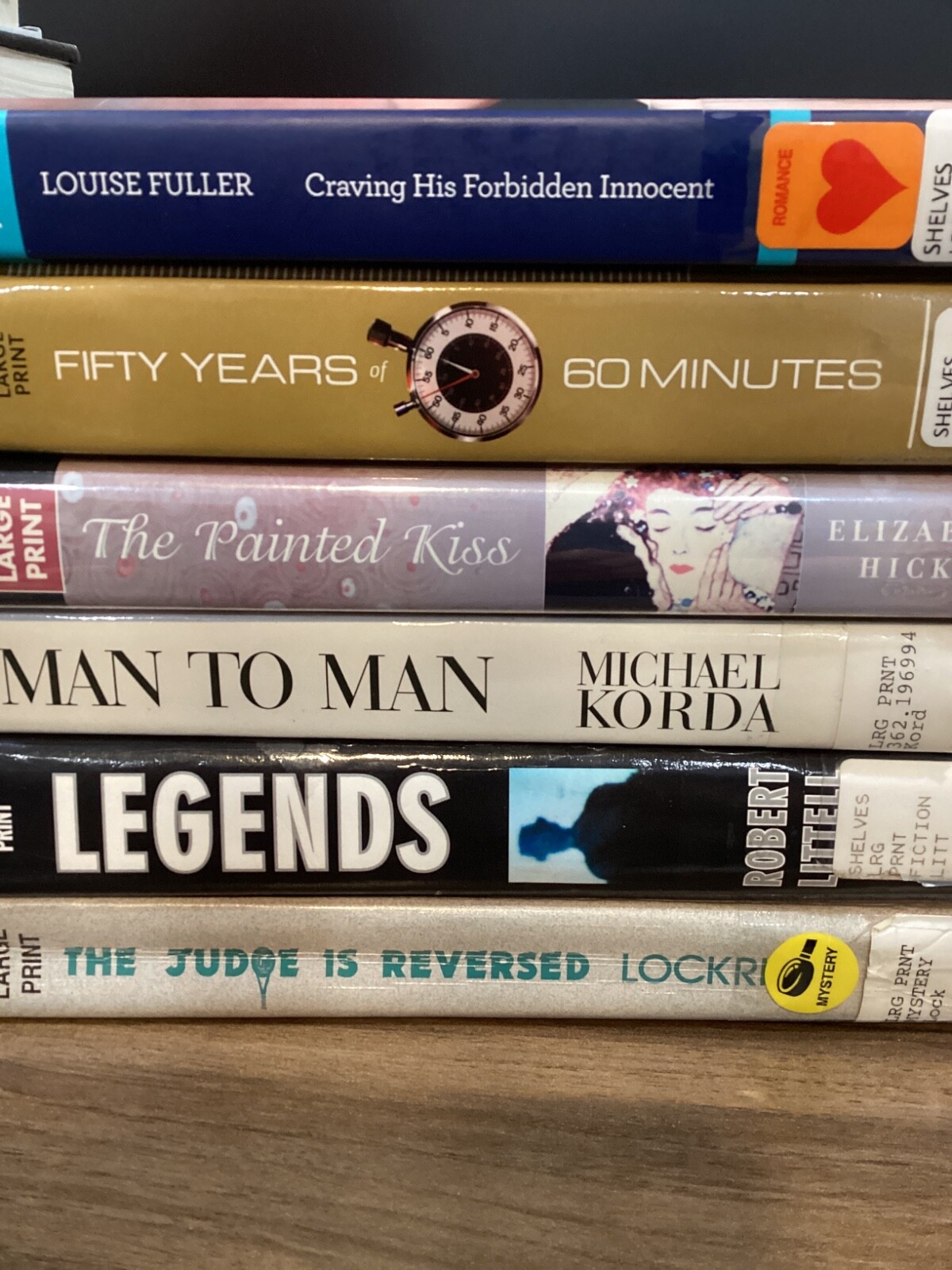 Large Print – Various Authors – You Choose – List F-L (Last Name)
