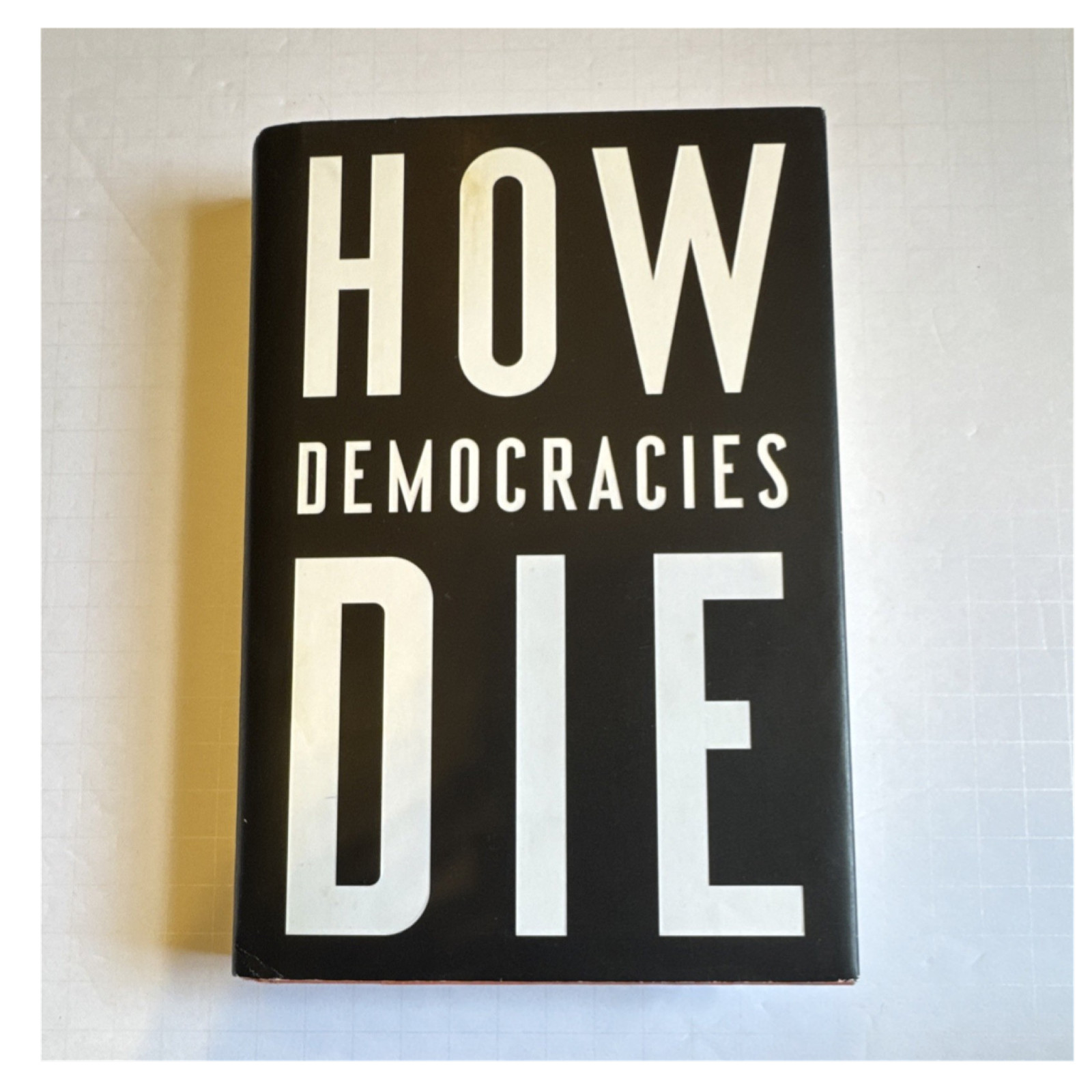 Levitsky & Ziblatt – How Democracies Die (2018, 1st Ed HC, Crown) DJ-B