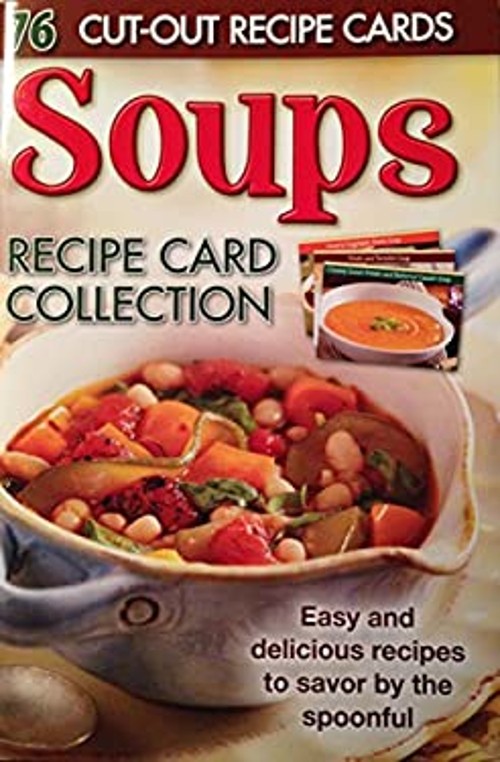 Soups Recipe Card Collection: 76 Cut-Out Recipe Cards PIL Cookboo