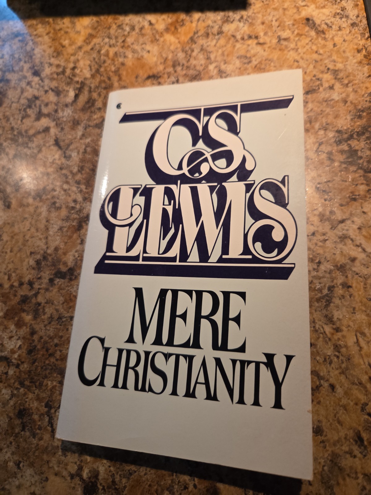 MERE CHRISTIANITY – C.S. Lewis 1960 44th Print Collier Paperback RELIGION