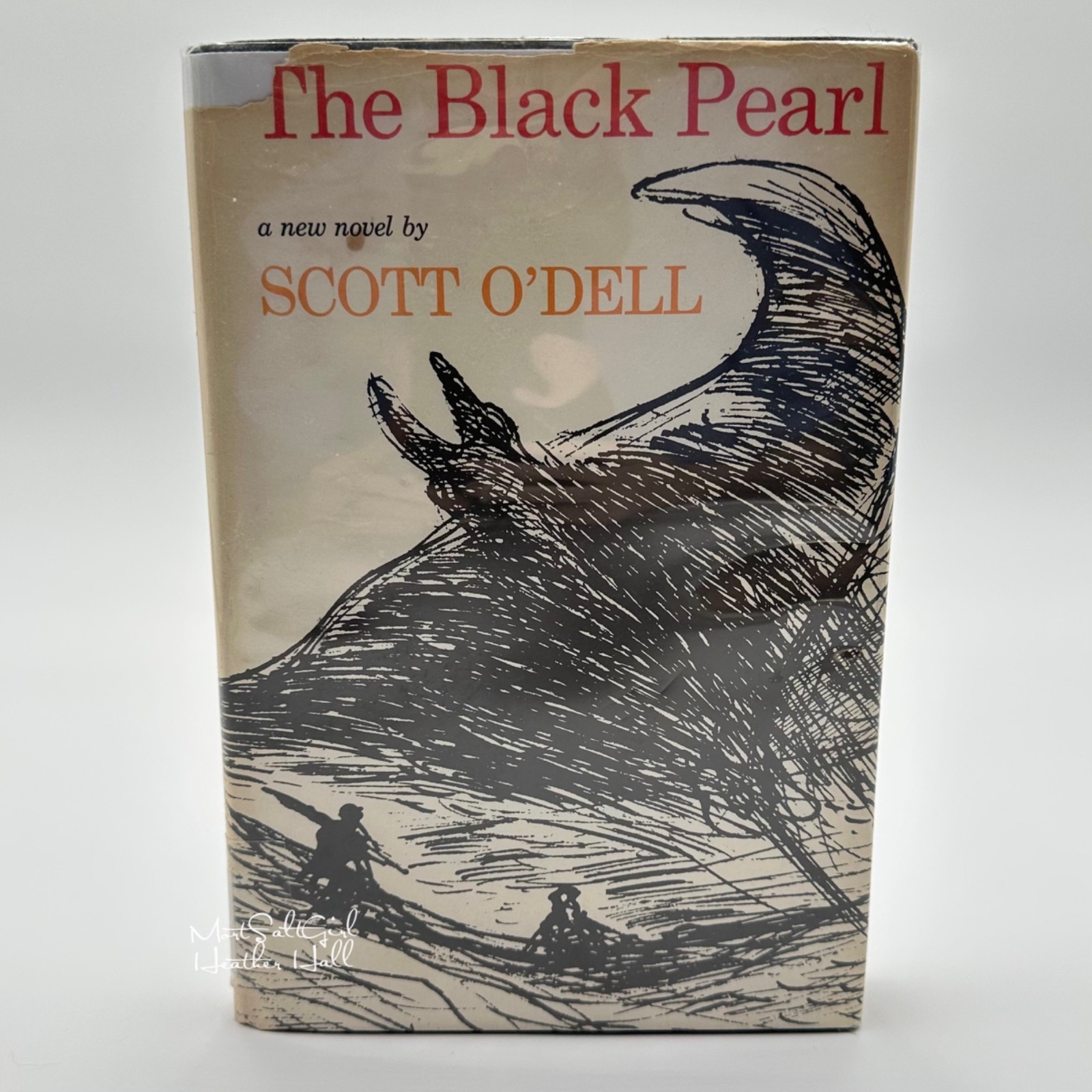 The Black Pearl By Scott ODell Hardcover Third Printing 1967 Library Copy Dust J
