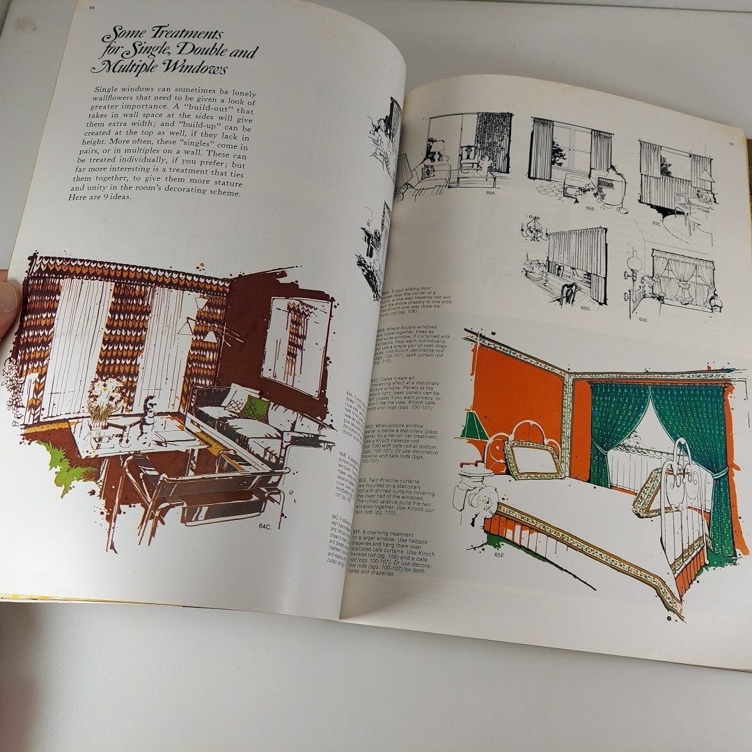 How To Make Your Windows Beautiful Vol 4, 1972-73 Decorating Guide, Kirsch Co.