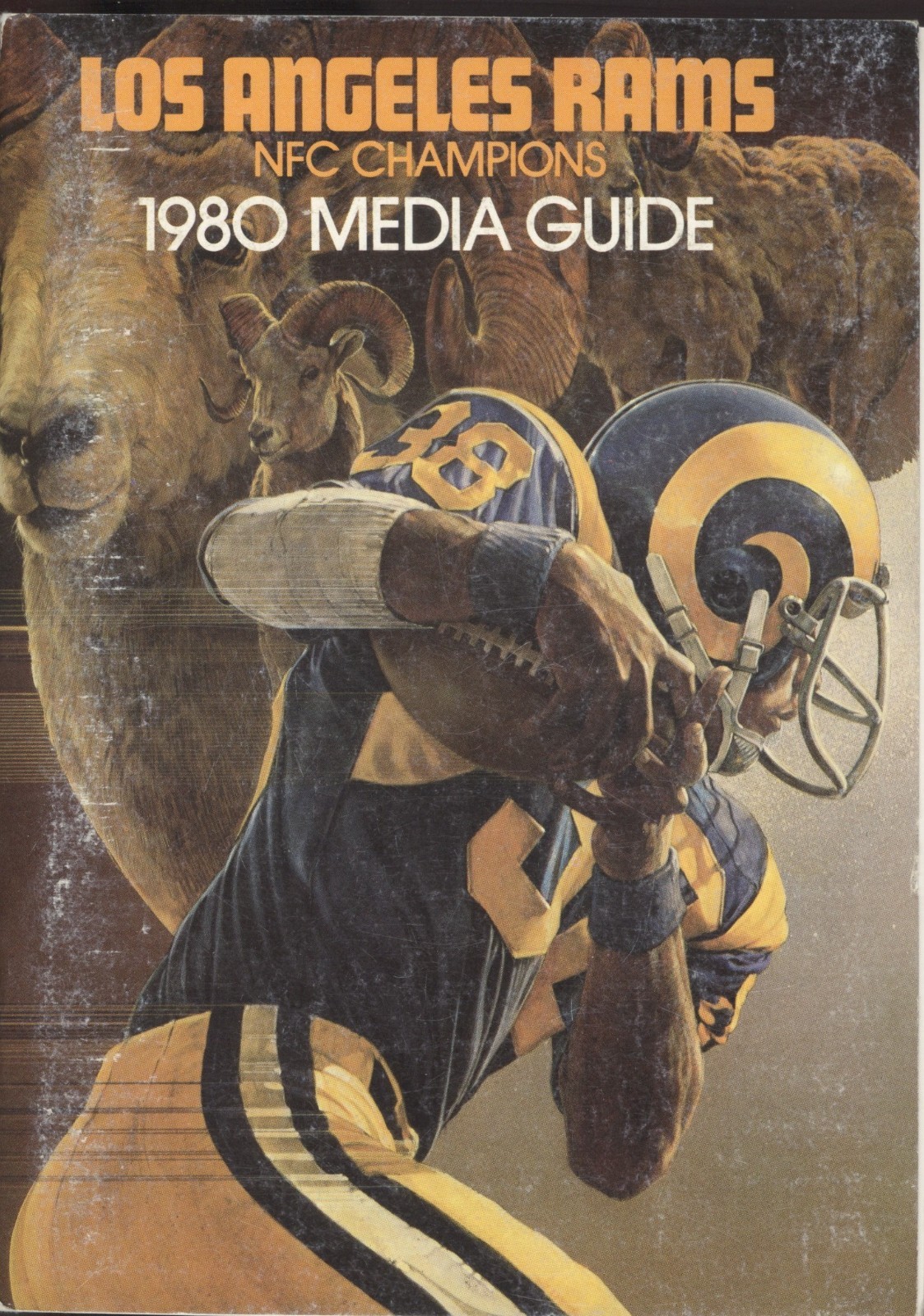 1980s Los Angeles Rams Official Media Guide (You Pick the Year)