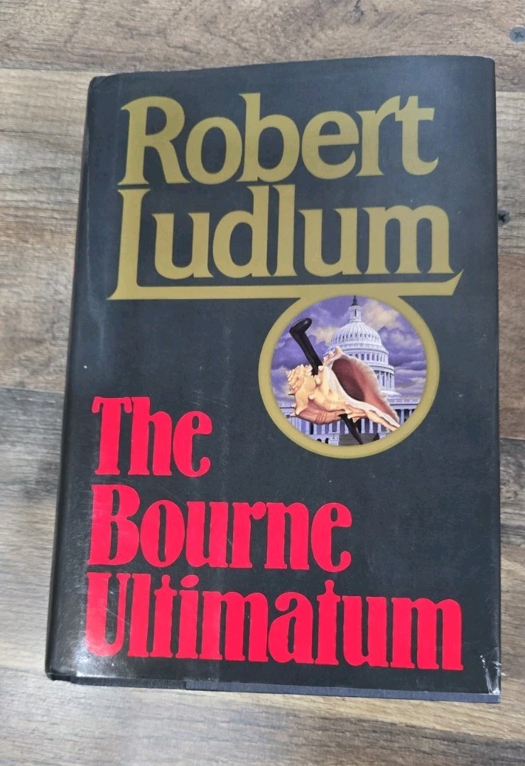 The Bourne Ultimatum, by Robert Ludlum, HCDJ 1990 Stated First Edition