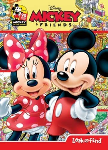 Disney – Mickey Mouse and Minnie Mouse Look and Find – PI Kids – GOOD