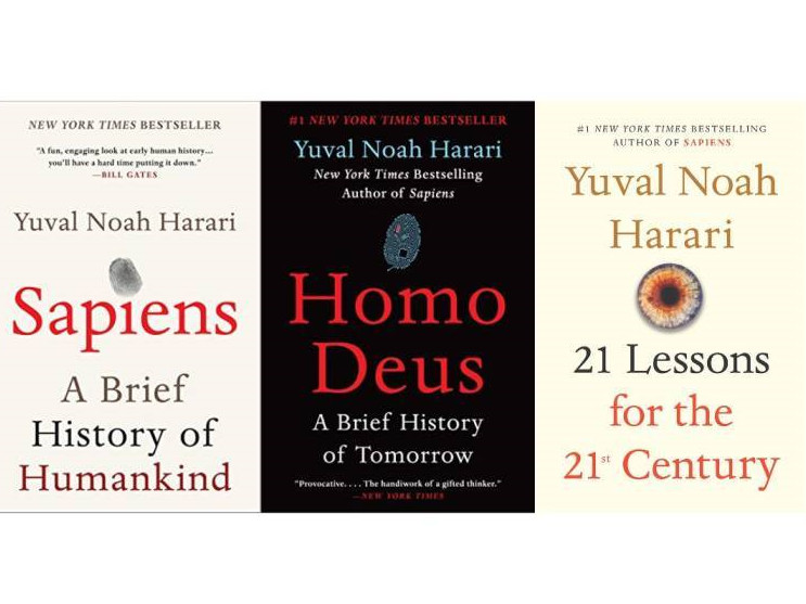 Yuval Noah Harari 3 Book Set Collection: Sapiens, Homo Deus & 21 Lessons English