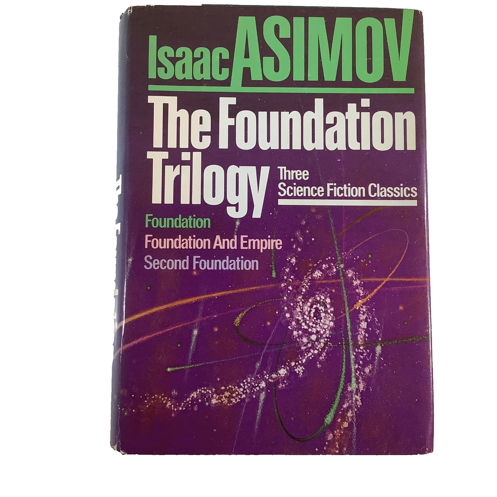 The Foundation Trilogy Isaac Asimov Doubleday Book Club Edition 1970s HC DJ VG