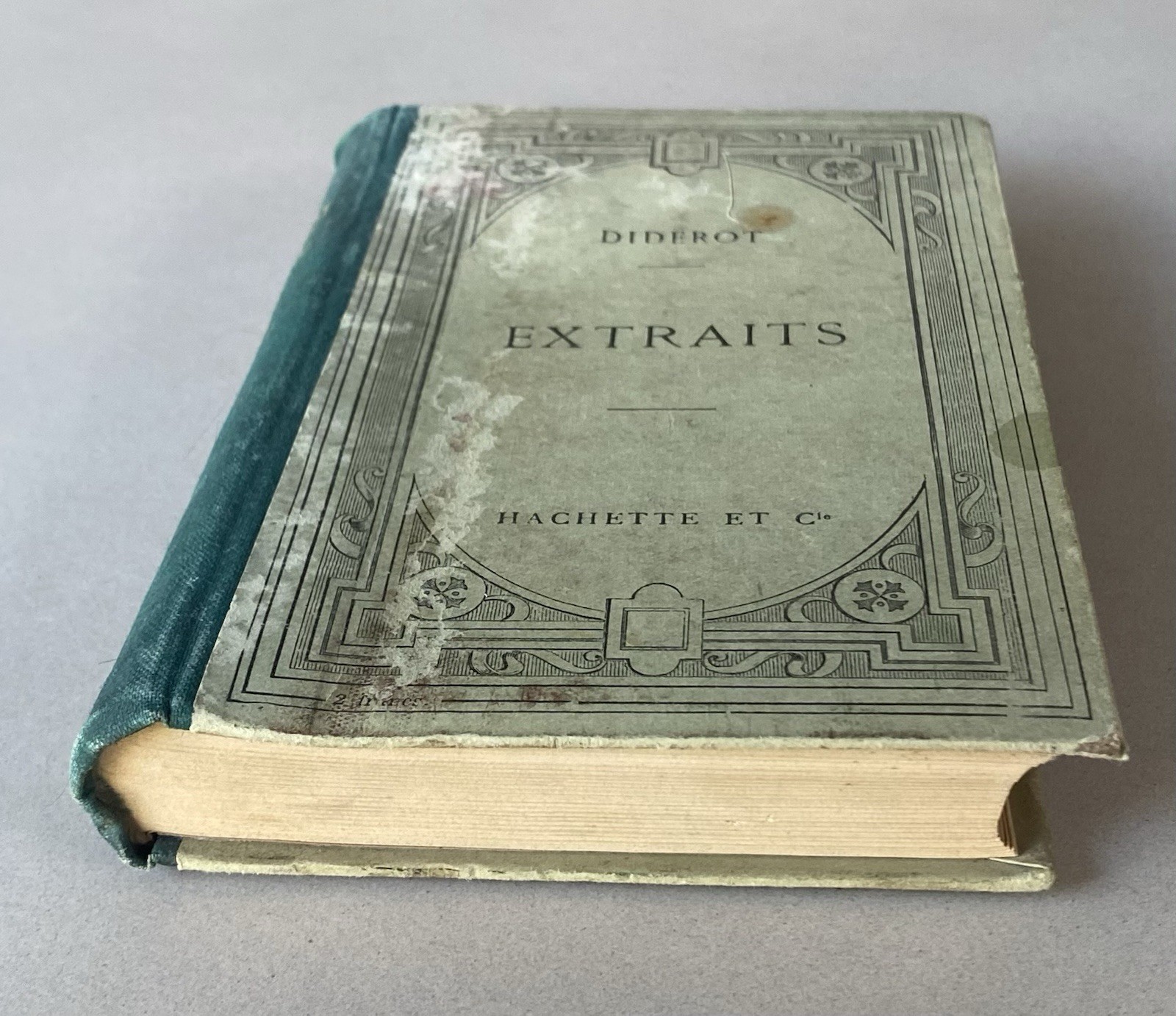 Diderot – Extraits (1914 French Text 5th Edition Hardcover) Handbook Style