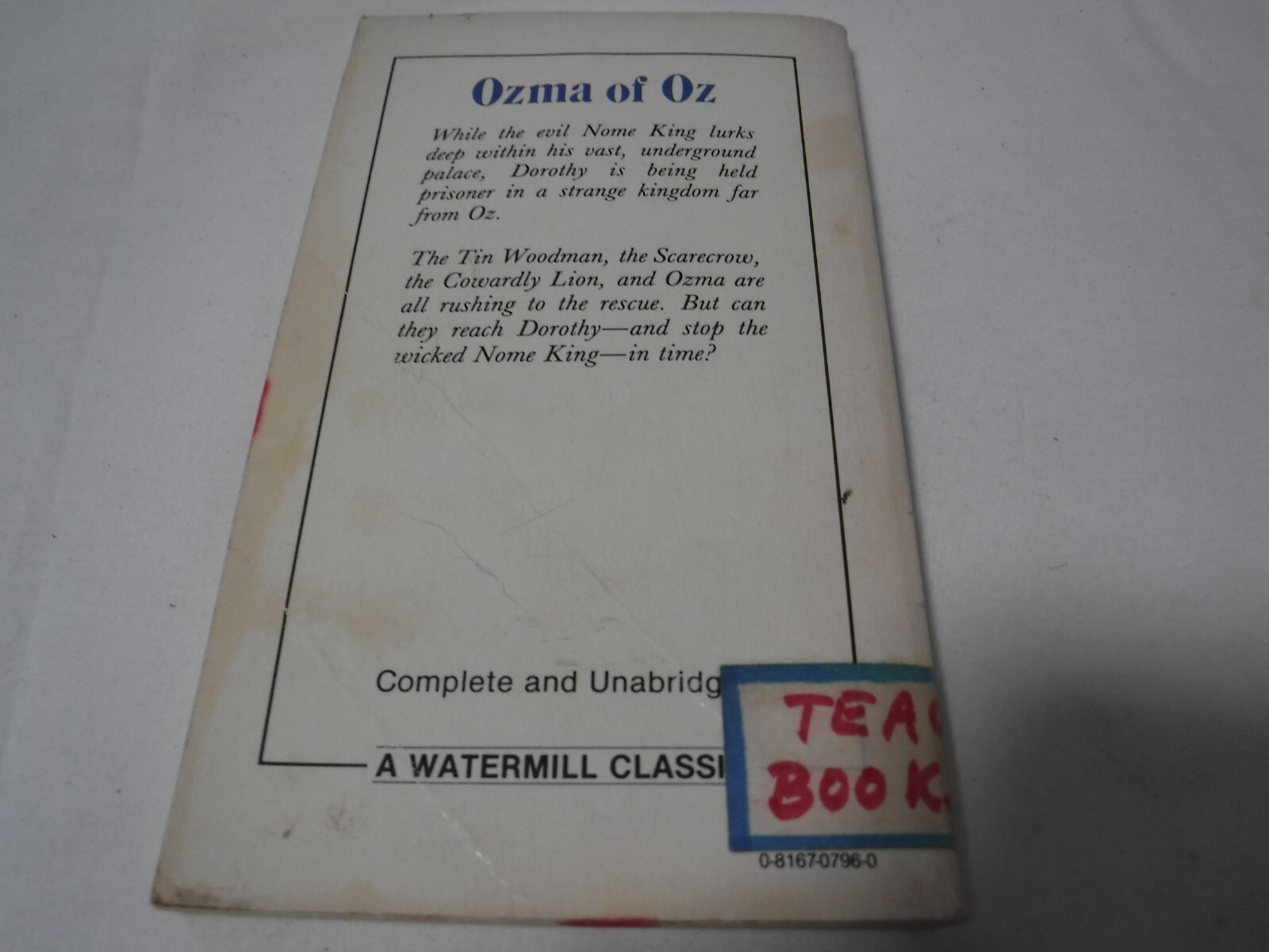 Wizard of Oz – Watermill Classic Vintage Lot Of 6 by L. Frank Baum Witch Dorothy