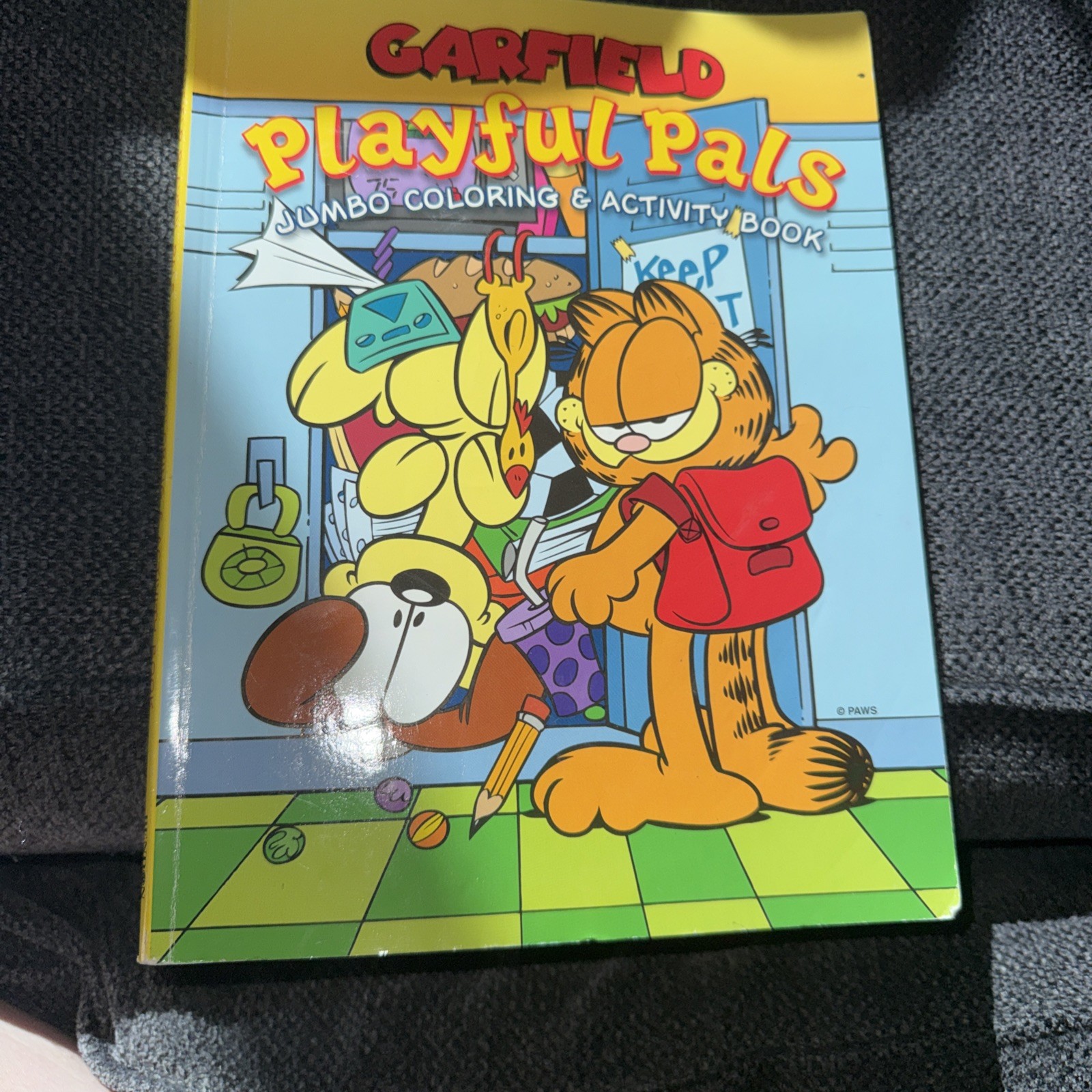 2003 Vintage Garfield Playful Pals Jumbo Coloring And Activity Book Used Bendon