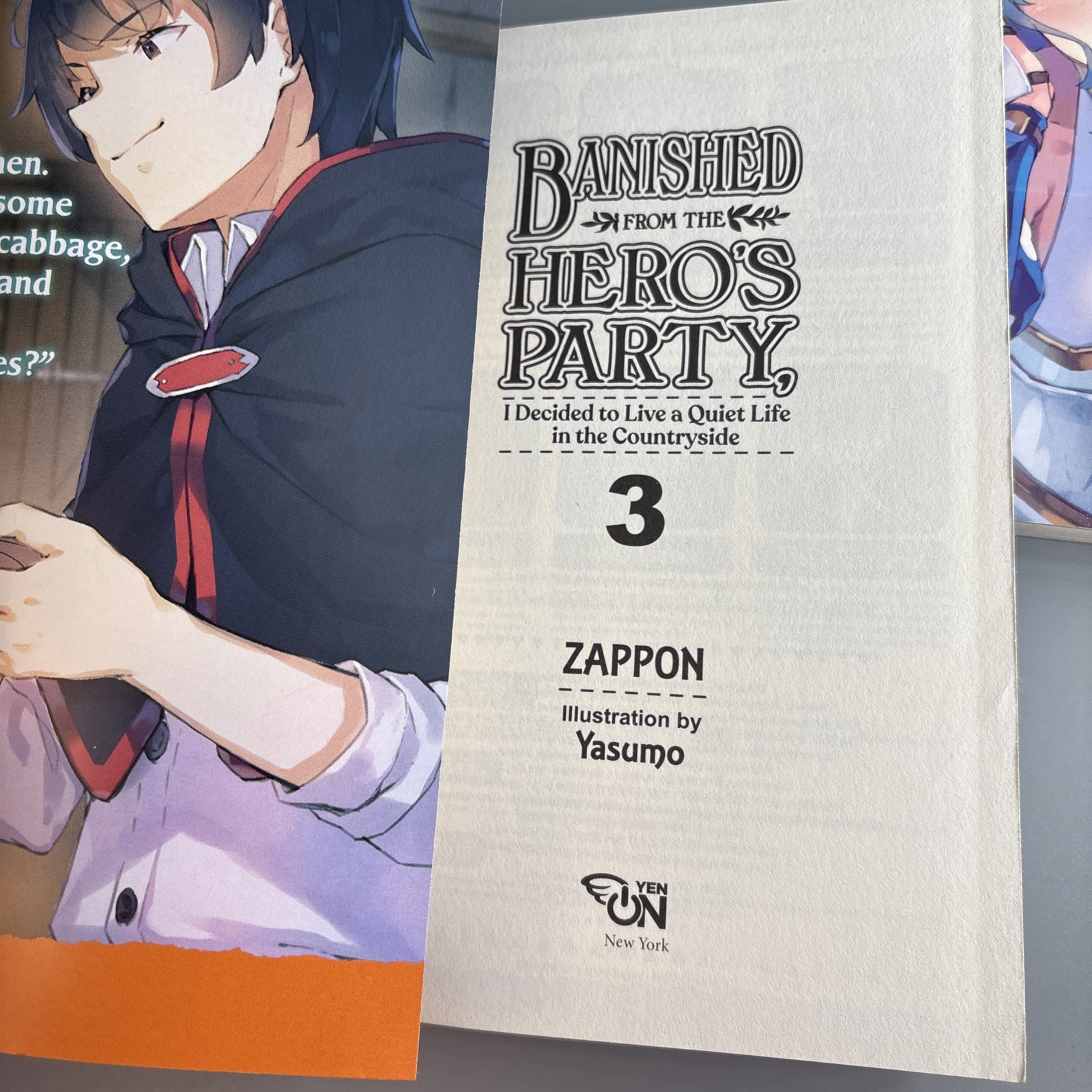 Banished from the Hero’s Party Light Novel Lot Vol 2 3 4 Yen Press Fantasy LN