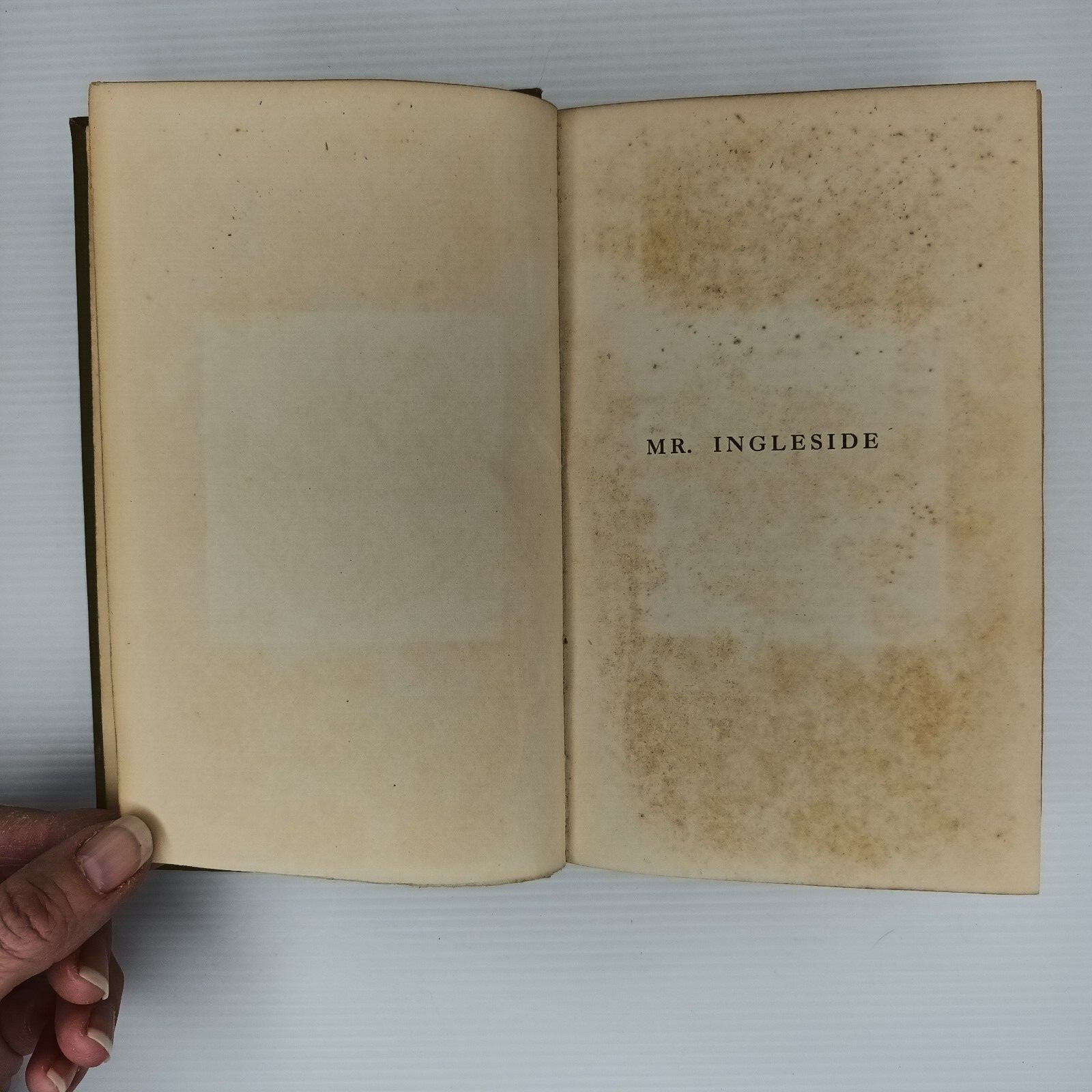 Mr Ingleside. E.V. Lucas. 1911. Ninth Edition. Max Teichmann Ex-Libris label.