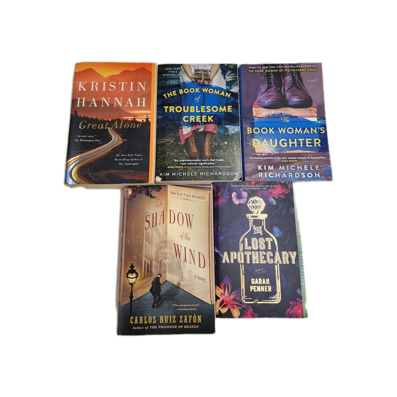 Lot of 5 Fiction Books Great Finds***FREE SHIPPING **Kristin Hannah
