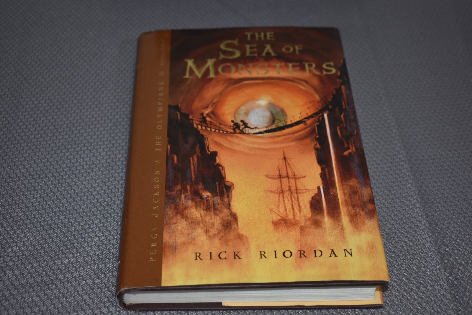 The Sea of Monsters by Rick Riordan (First Edition/1st Print, Hardcover)