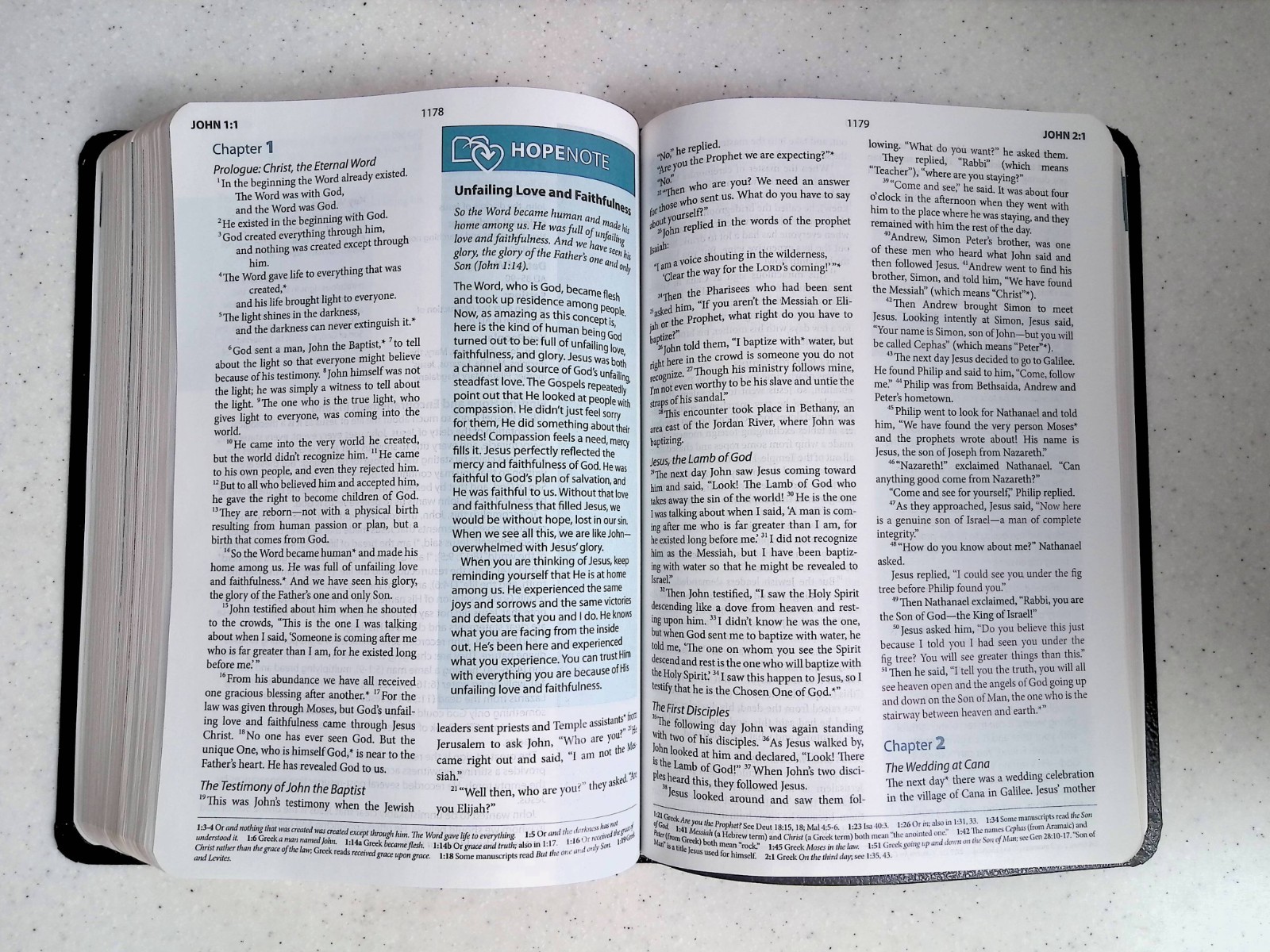 Hope for Today Bible – Notes/Encouragement by Joel & Victoria Osteen, Free Press