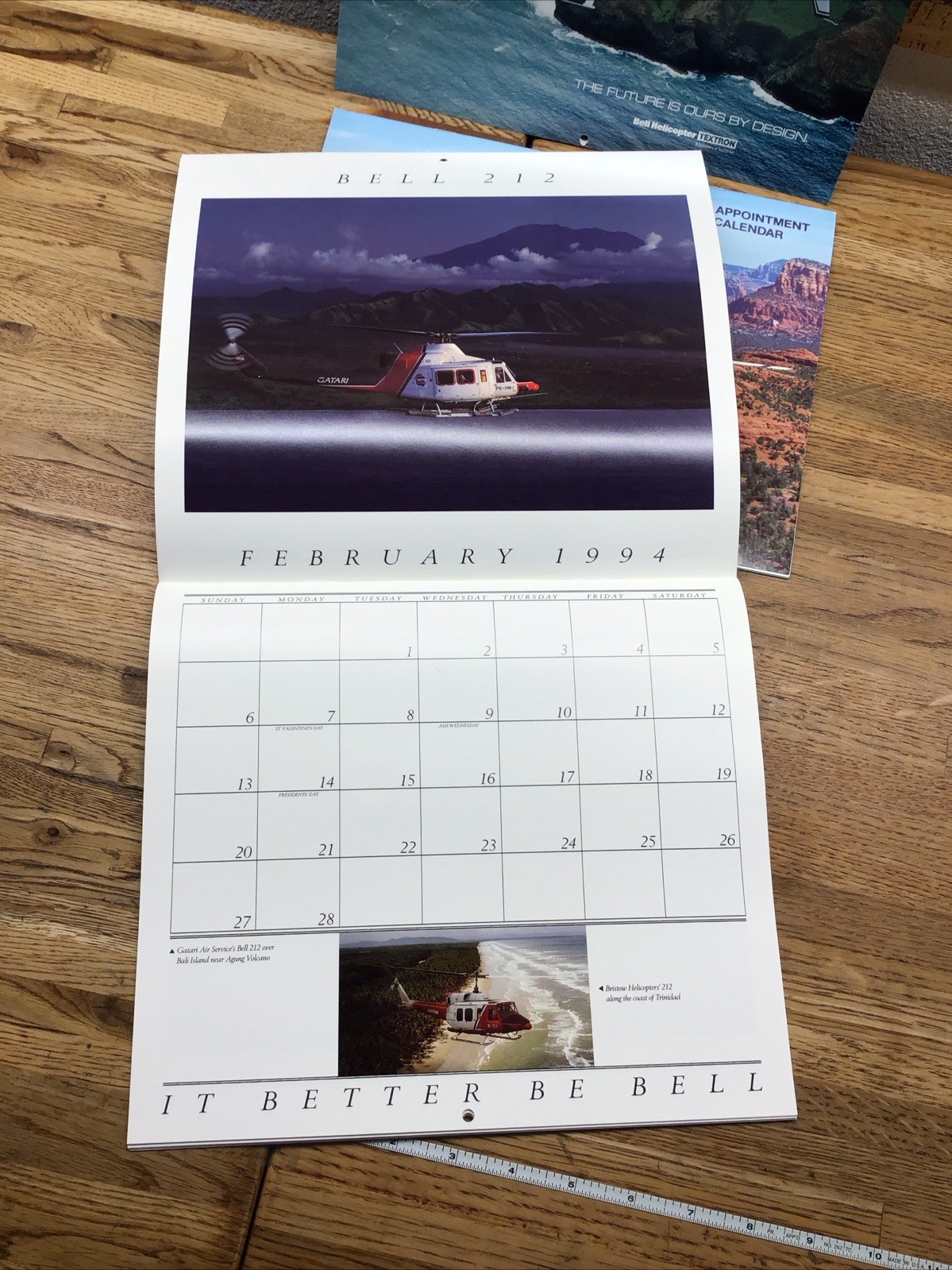 BELL HELICOPTER – Appointment Calendar – 1992 1993 1994 – Lot Of 3 – MM6.113