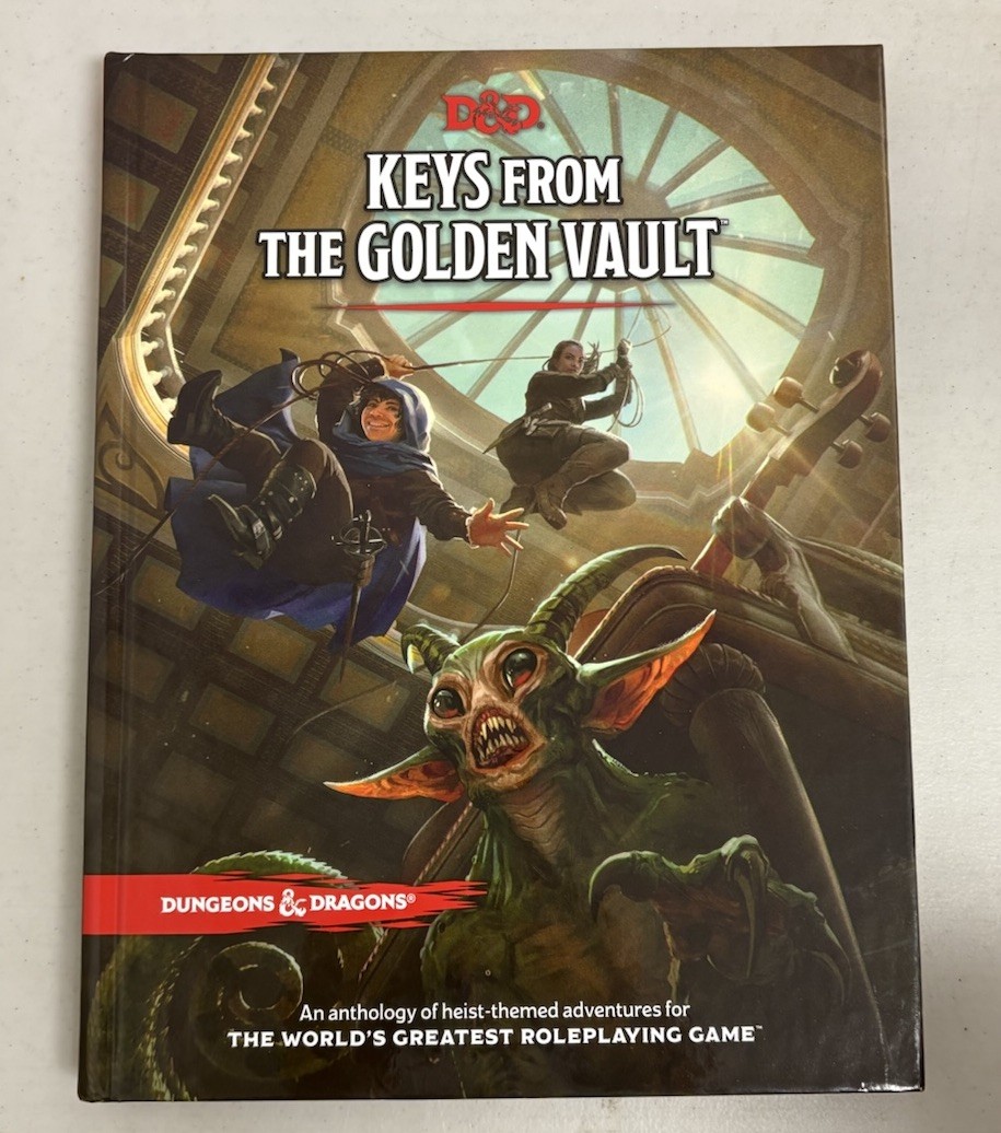Keys from the Golden Vault Dungeons and Dragons Adventure D&D Roleplaying Book