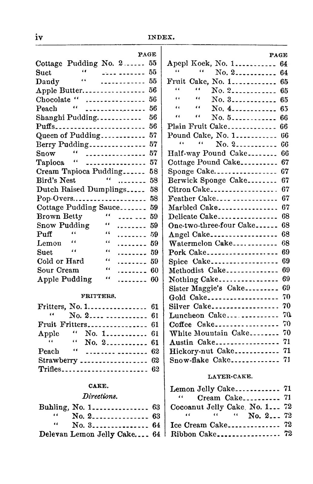 1883 First Dutch (Reformed) Vintage Cookbook 105 Pages