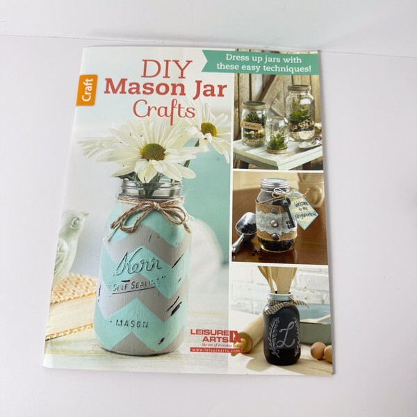 DIY Mason Jar Crafts~Leisure Arts 6586~Home Decor~Party~Wedding~Rustic~HTF Guide