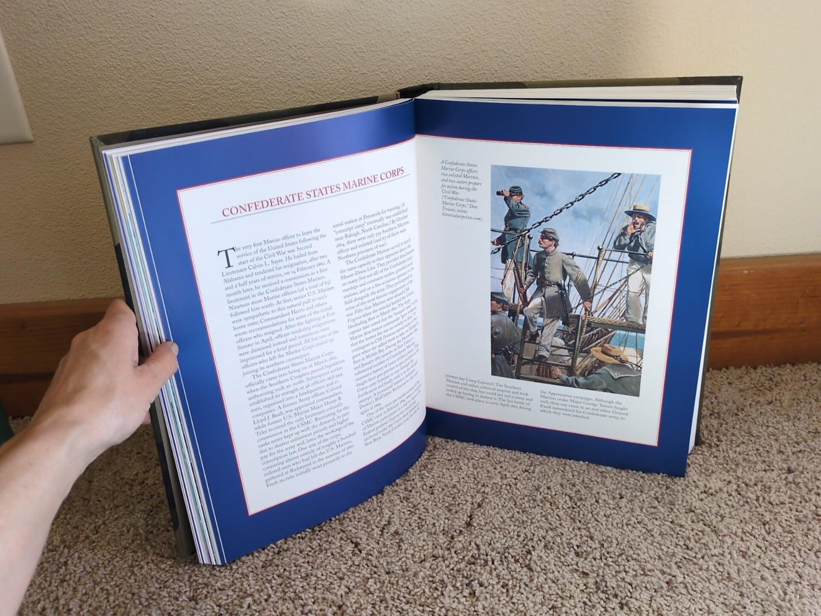 USMC A Complete History Book 13 1/4″ X 9″ 656 Pages