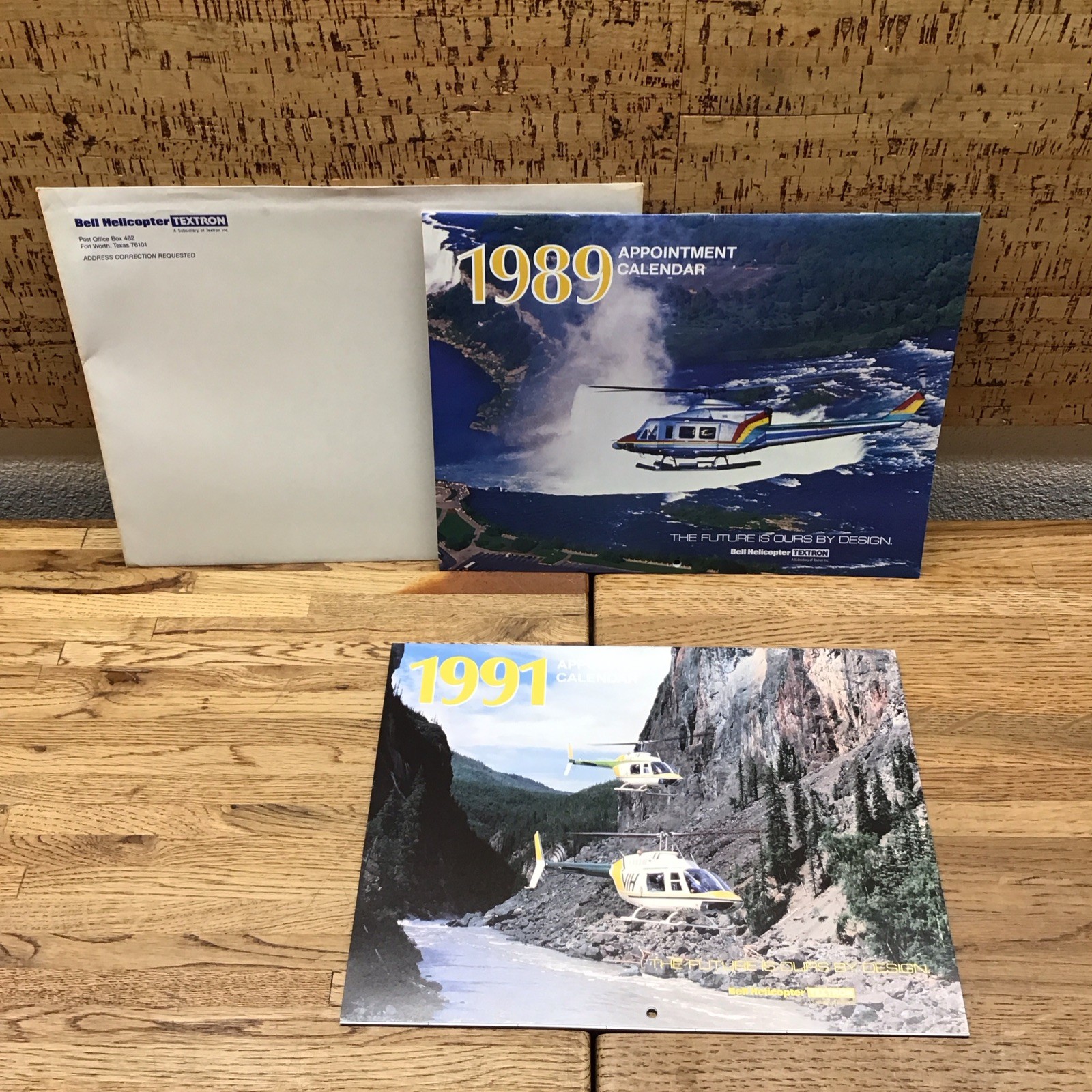 BELL HELICOPTER – Appointment Calendar – 1989 & 1991 – Lot Of 2 – MM6.111