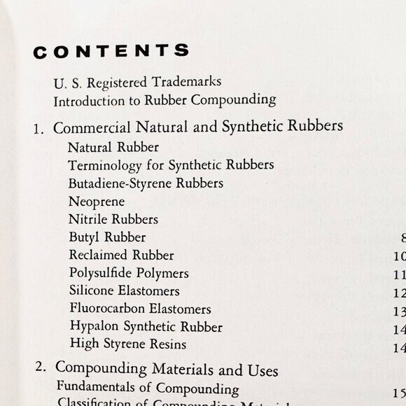 The Vanderbilt Rubber Handbook 1958 – 620 pages – Very good vintage condition