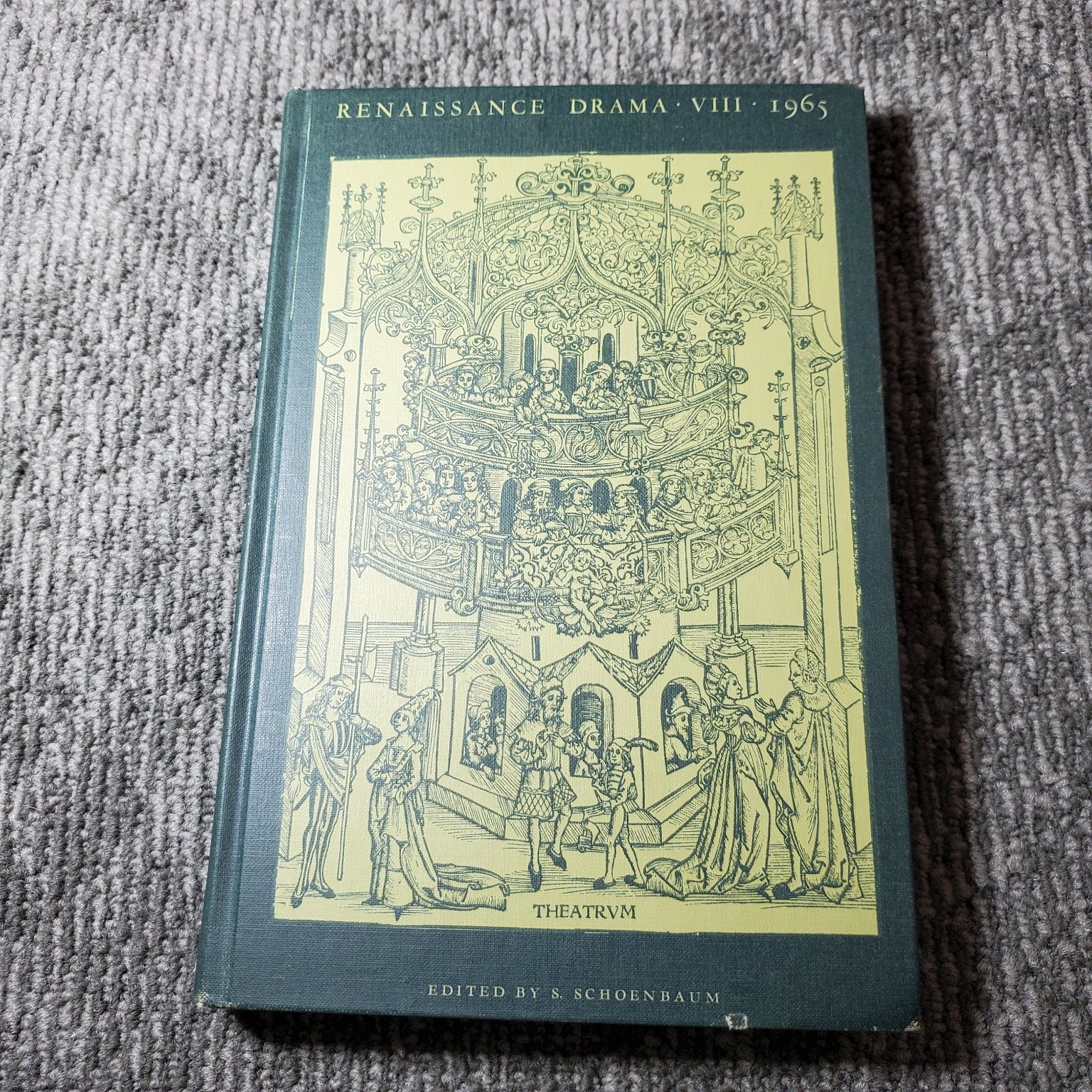 Renaissance Drama VIII S. Schoenbaum 1966 Academic Literary Criticism