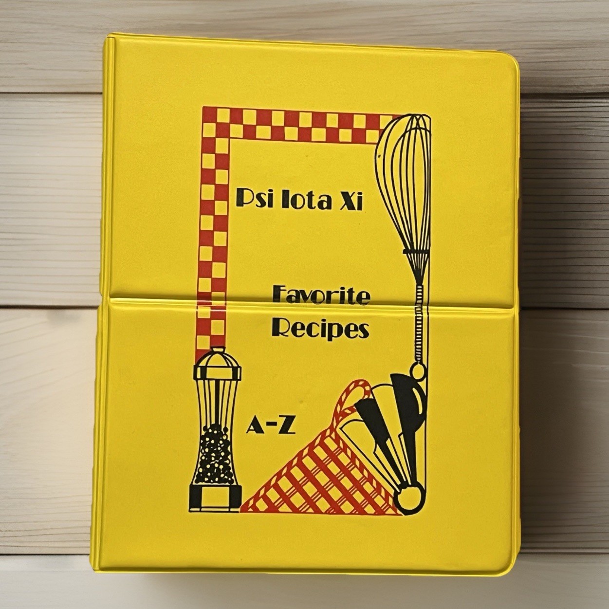 Psi Lota Xi Sorority Cookbook 3 Ring Binder Favorite Recipes 2000 Vintage