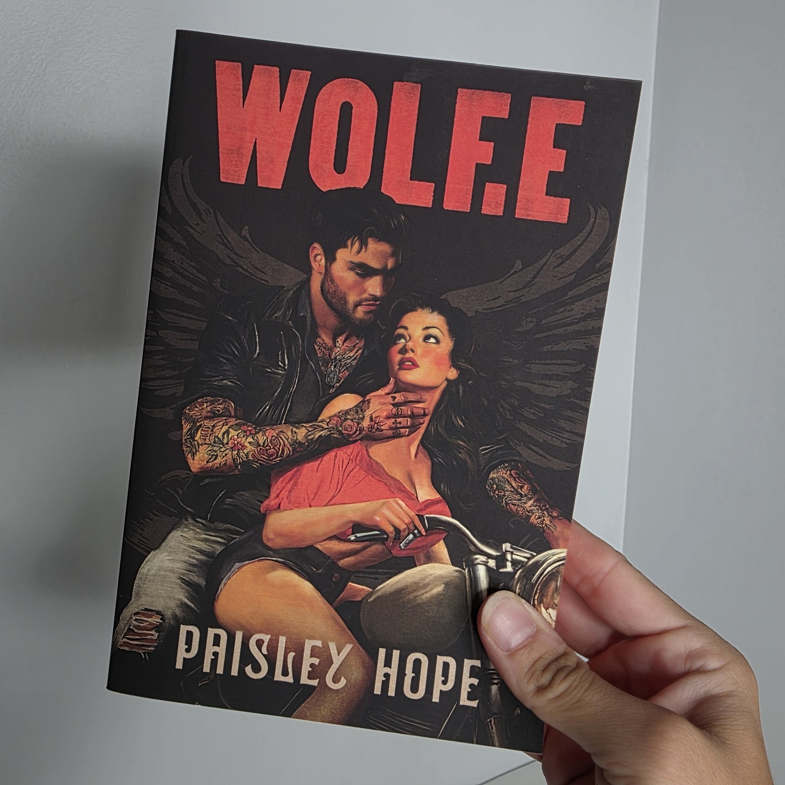 Wolf.E By Paisley Hope Dark Romance Book New ! Unread ! Sprayed Edge