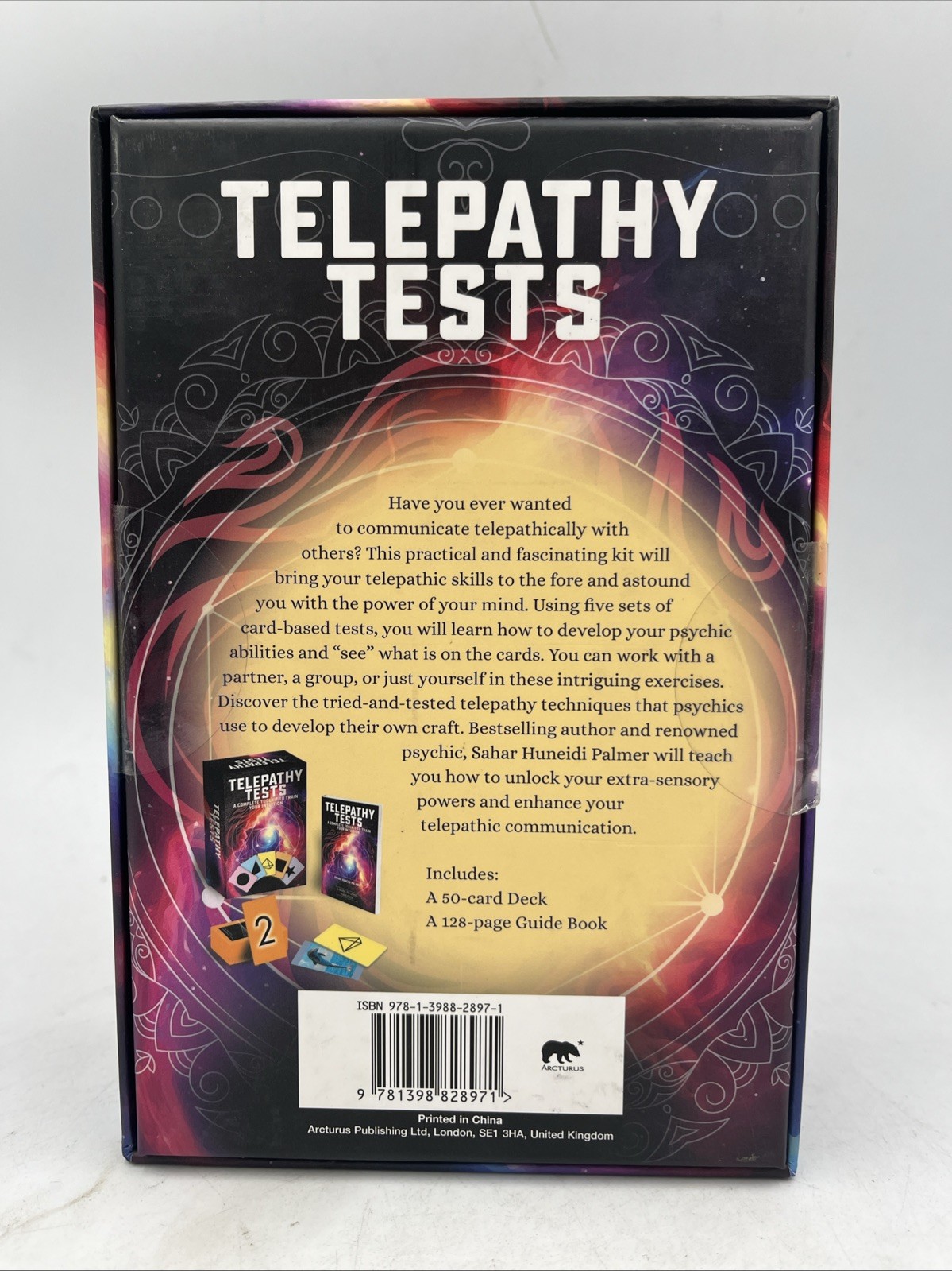 Telepathy Tests • Book & 50 Card Deck • Toolkit To Train Intuition • Brand New!