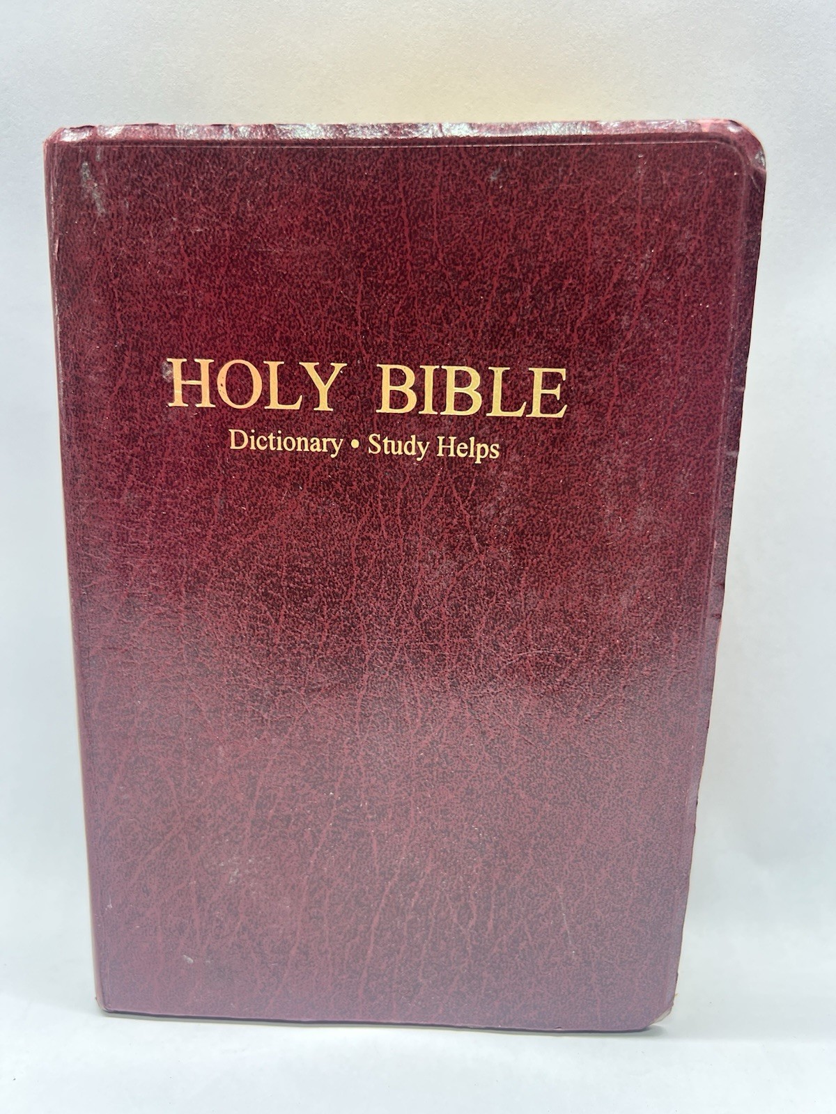 Bible, Burgundy, Holman Bible Publishers, KJV, Red Letter Edition, 1979