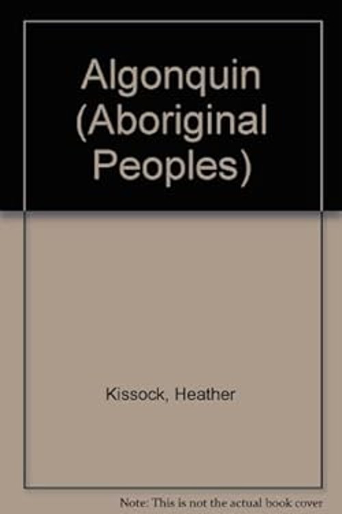 Algonquin Hardcover Heather Kissock