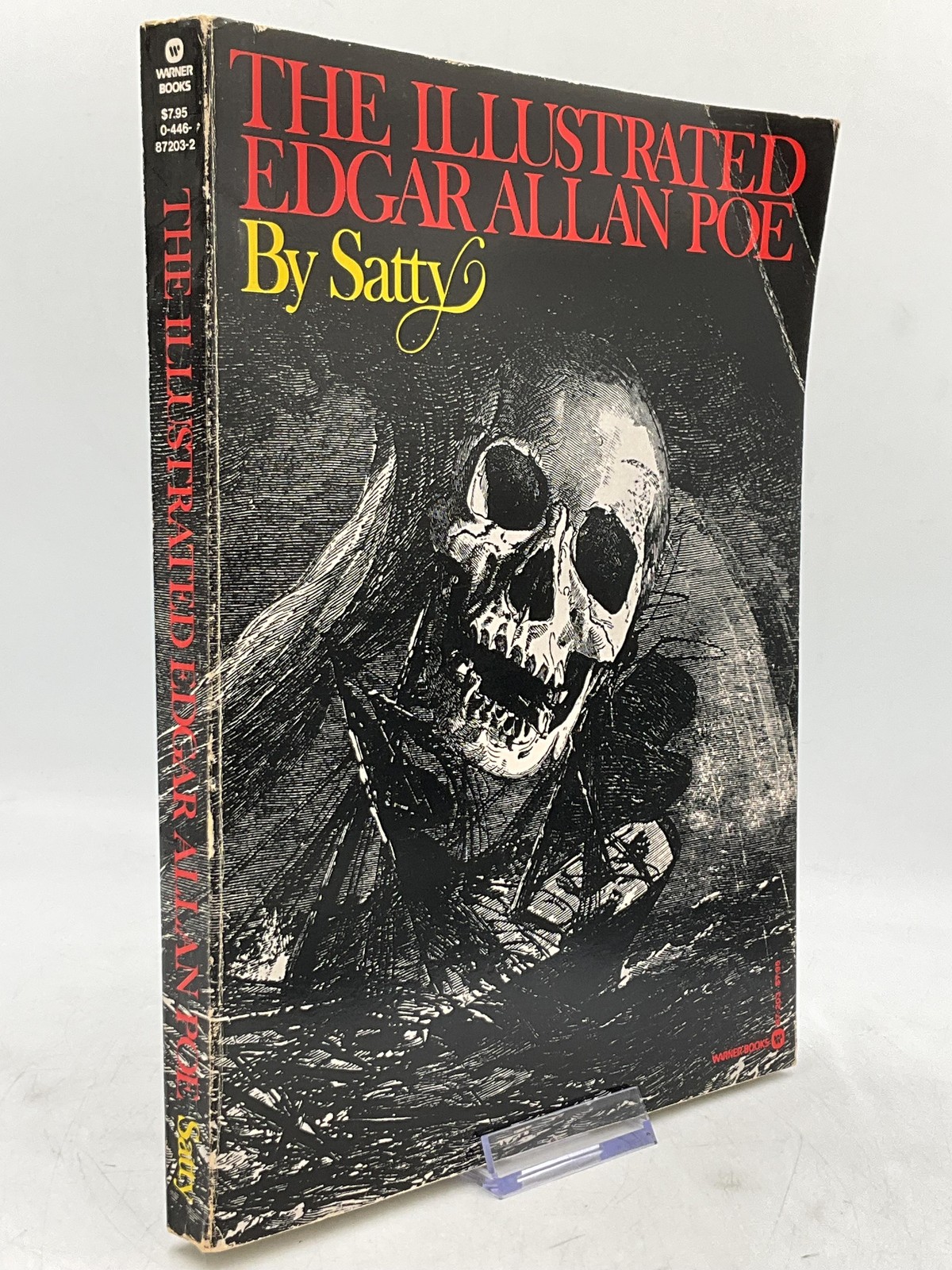 THE ILLUSTRATED EDGAR ALLAN POE Wilfried Satty 1976Paperback Warner Books