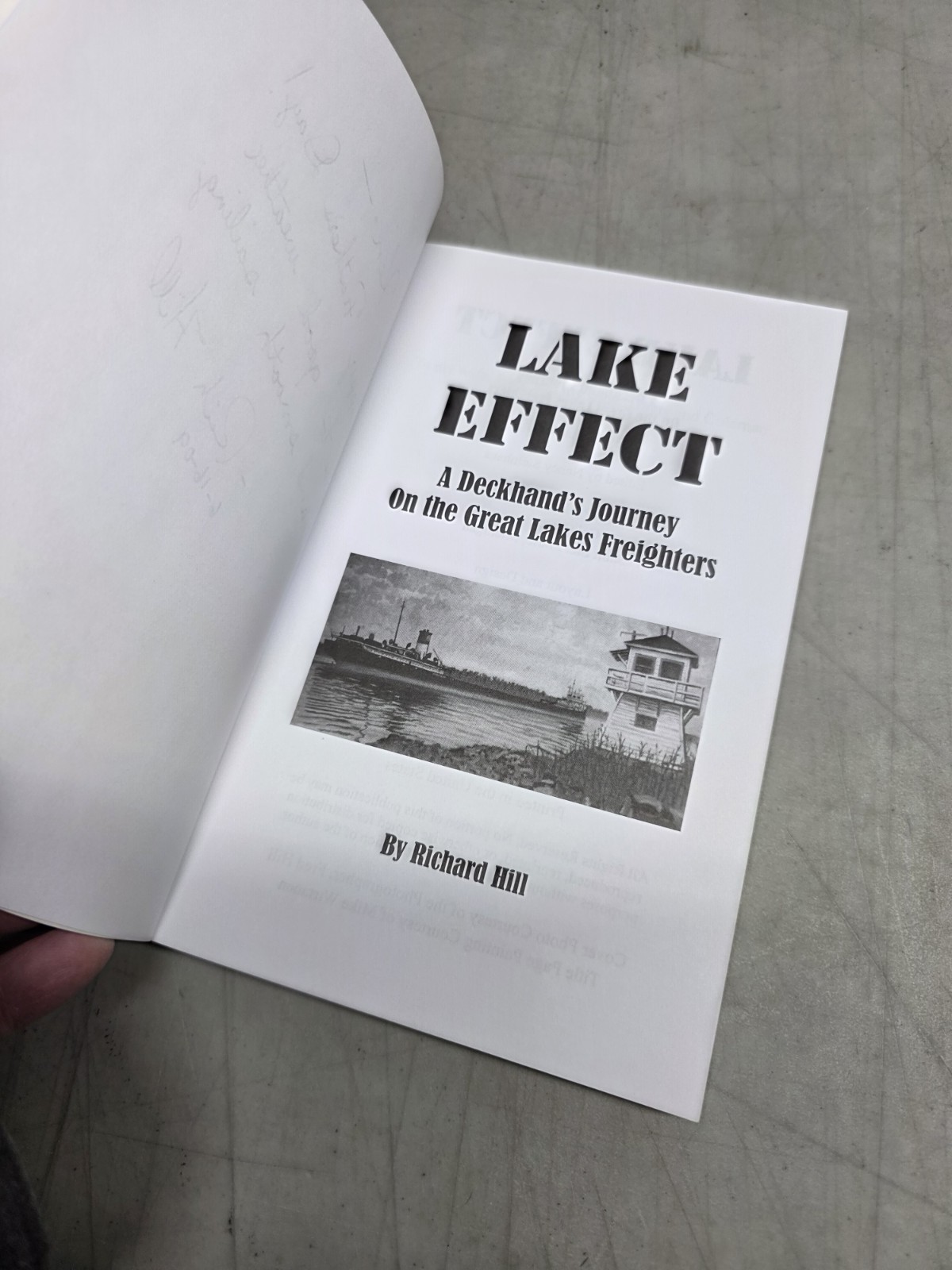 🔥 3 Books About Shipping & The Great Lakes (Lake Effect Signed By Author) EUC